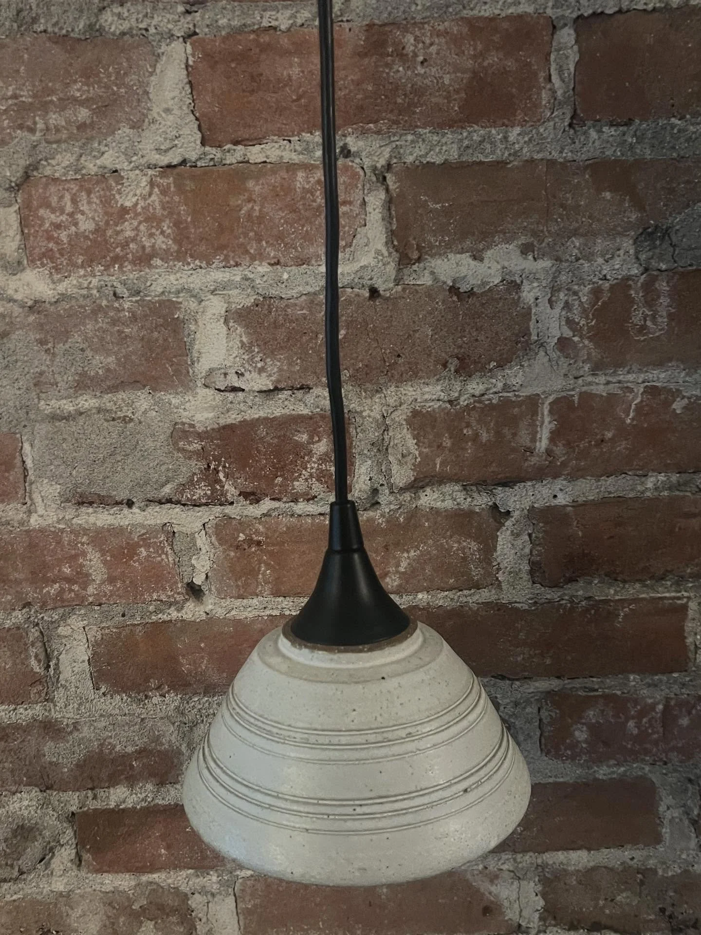 First attempt at a hanging pendant. Need some Hester hardware and to adjust the opening but excited to start tying out more light focused ceramics.