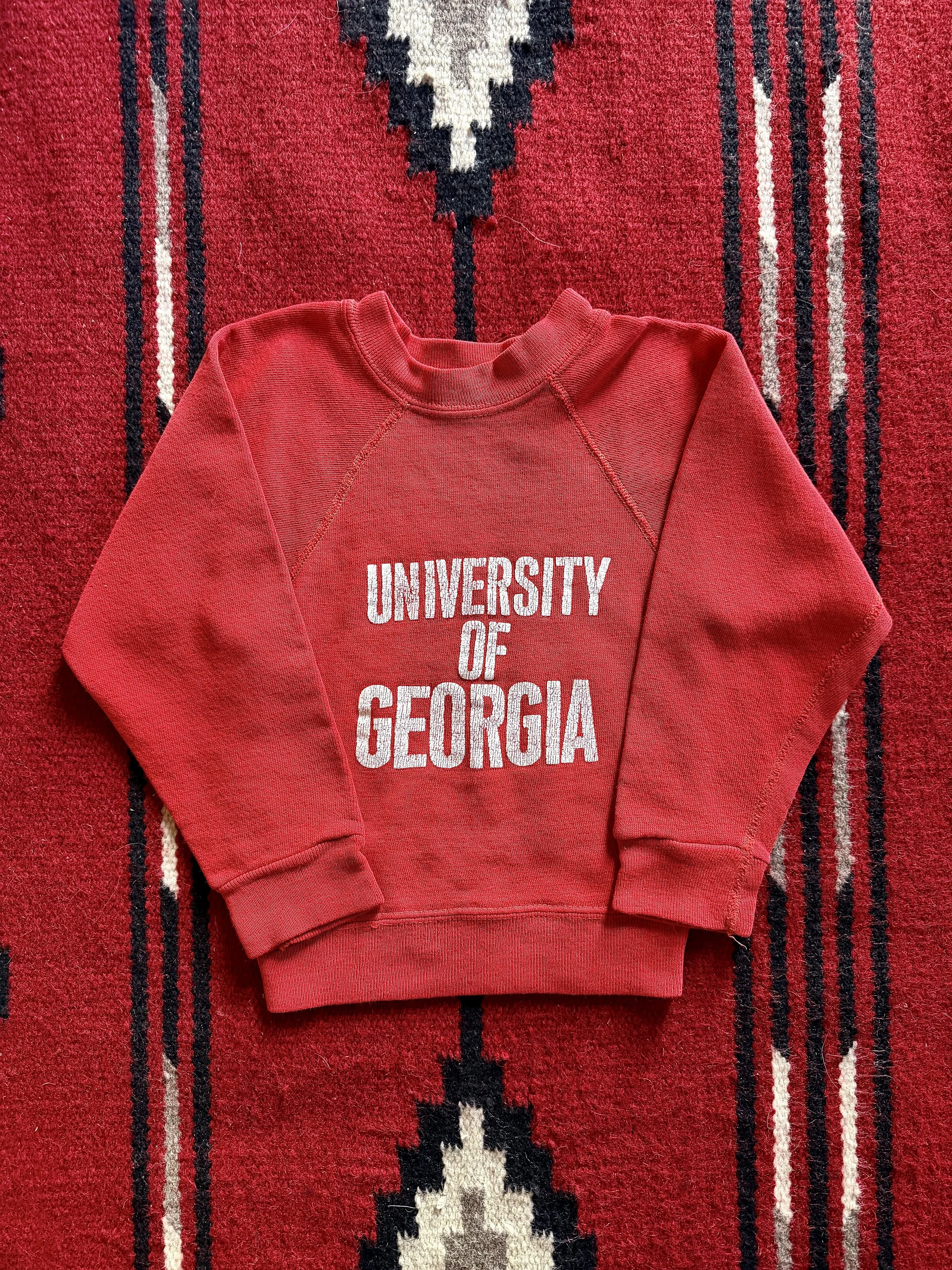 VINTAGE MIDCENTURY UNIVERSITY OF GEORGIA CREWNECK  • YOUTH