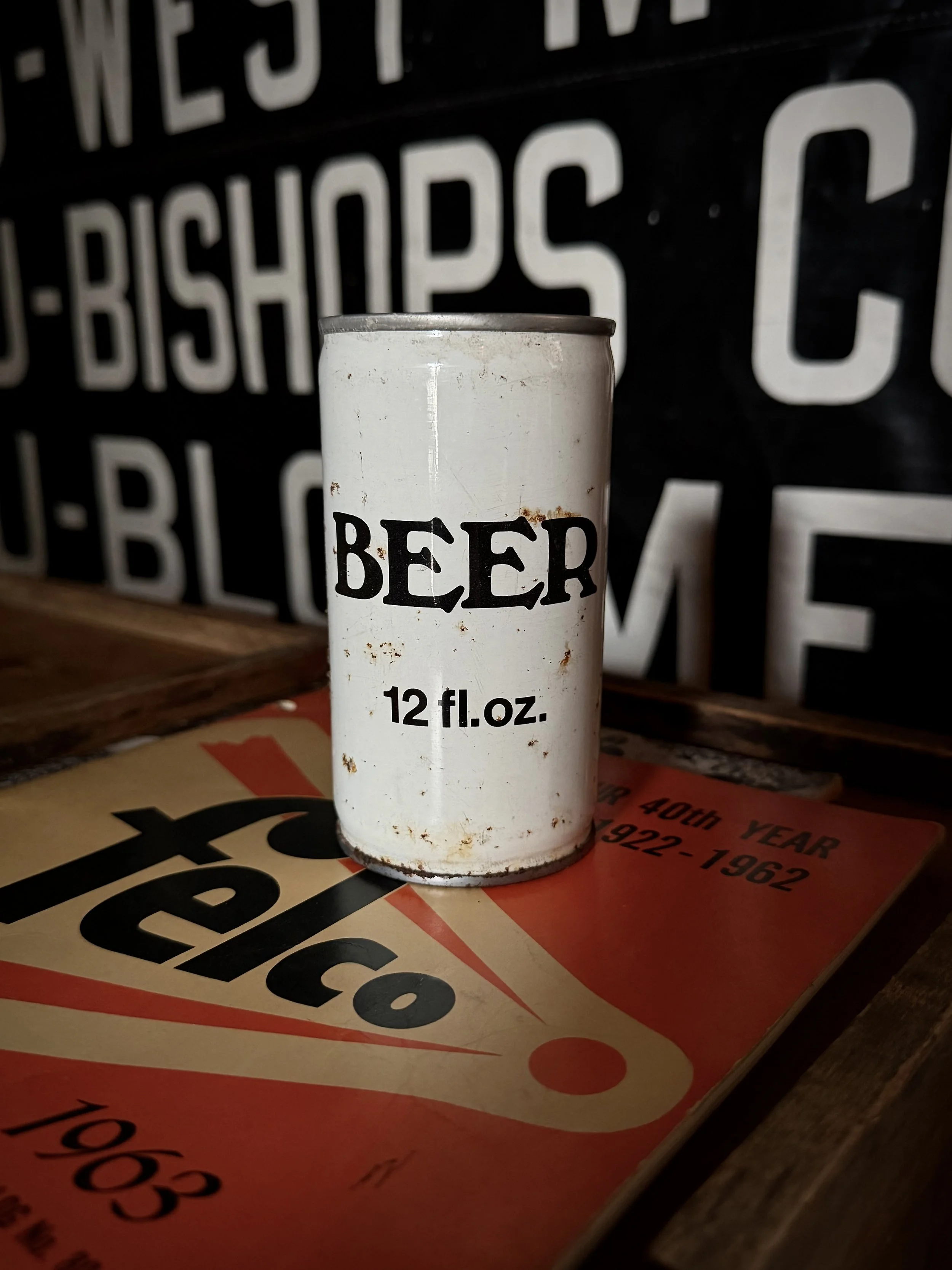 VINTAGE 1960's or 70's DUBOIS BREWING CO. “BEER” GENERIC FLAT TOP CAN