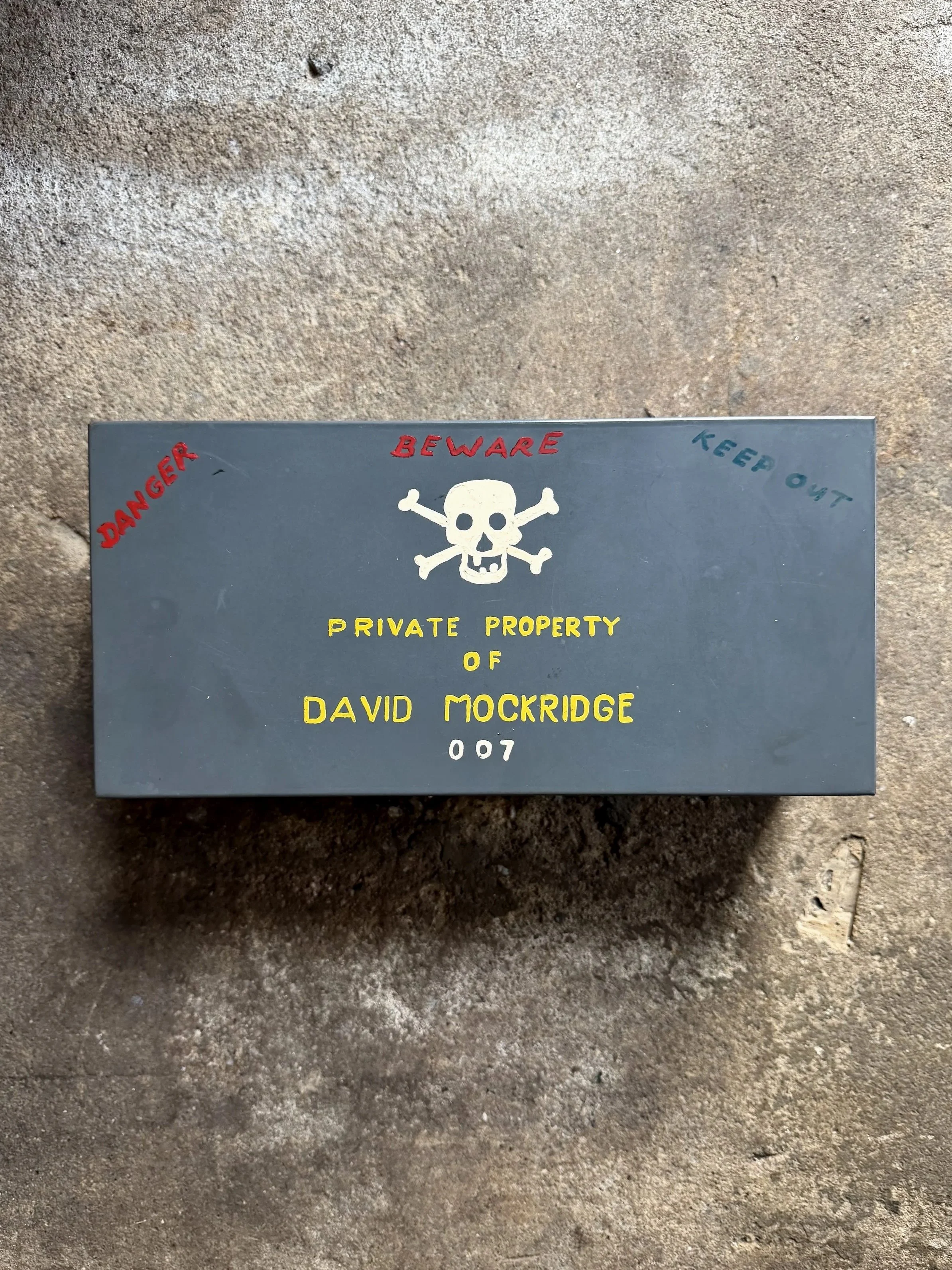 007 “PRIVATE PROPERTY” STEELMASTER BOND BOX