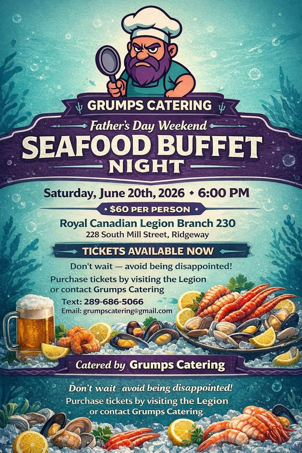 CHERRY BOMB AT RIDGEWAY LEGION SEAFOOD BUFFET!