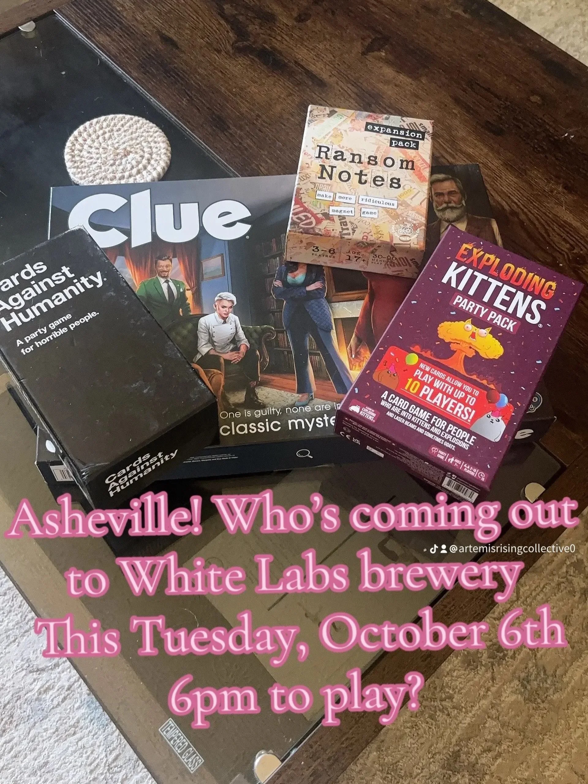 🎲 BOARD GAMES + BEER + YOUR NEW FAVORITE PEOPLE 🎲

If your idea of a Tuesday night is less &ldquo;go home and be responsible&rdquo; and more &ldquo;let&rsquo;s grab a drink and get way too competitive over a board game&rdquo;&hellip; you&rsquo;re o