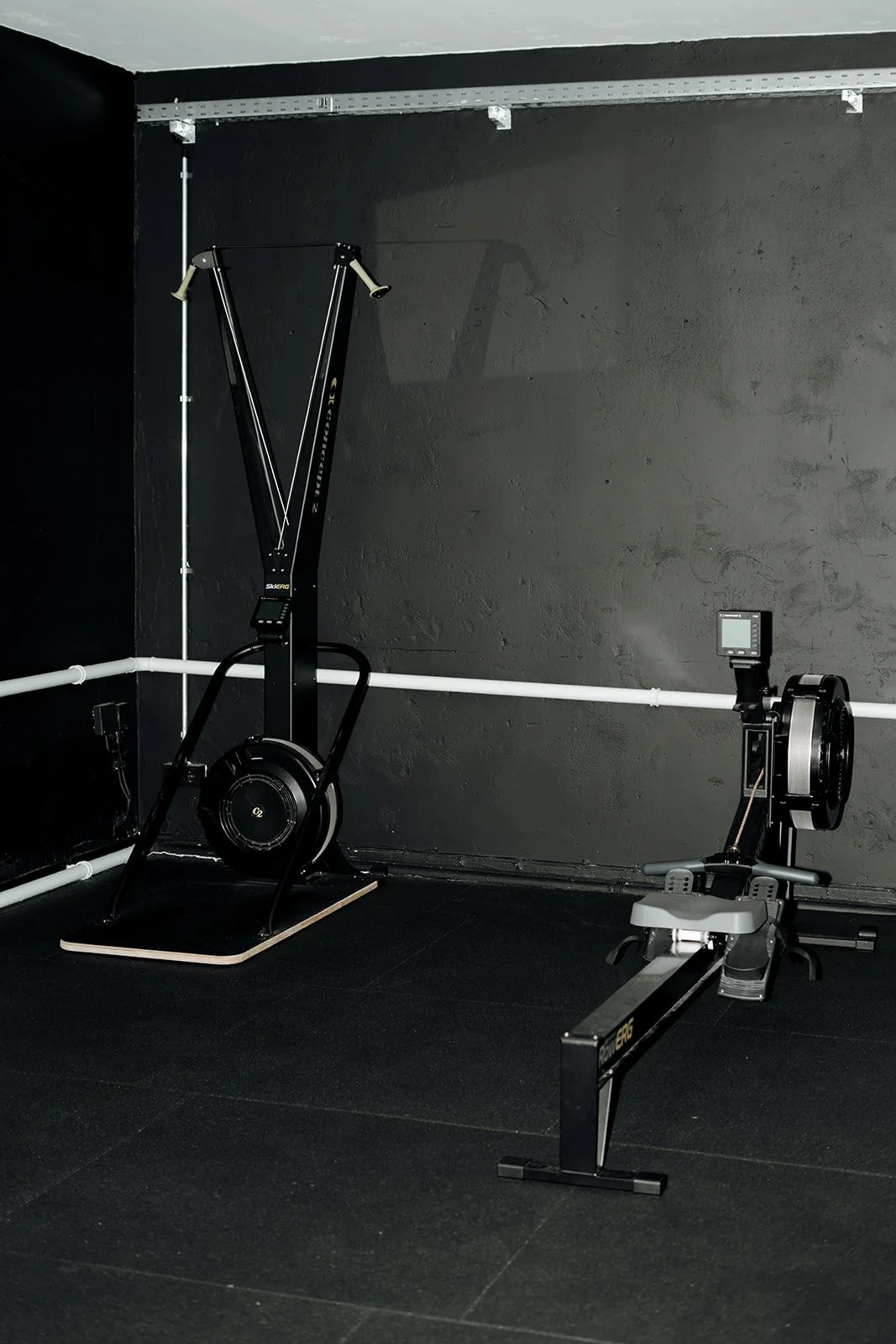 Fitnessstudio Bruchköbel Ausstattung für Hyrox Training Ski Ergometer und Ruder-Ergometer