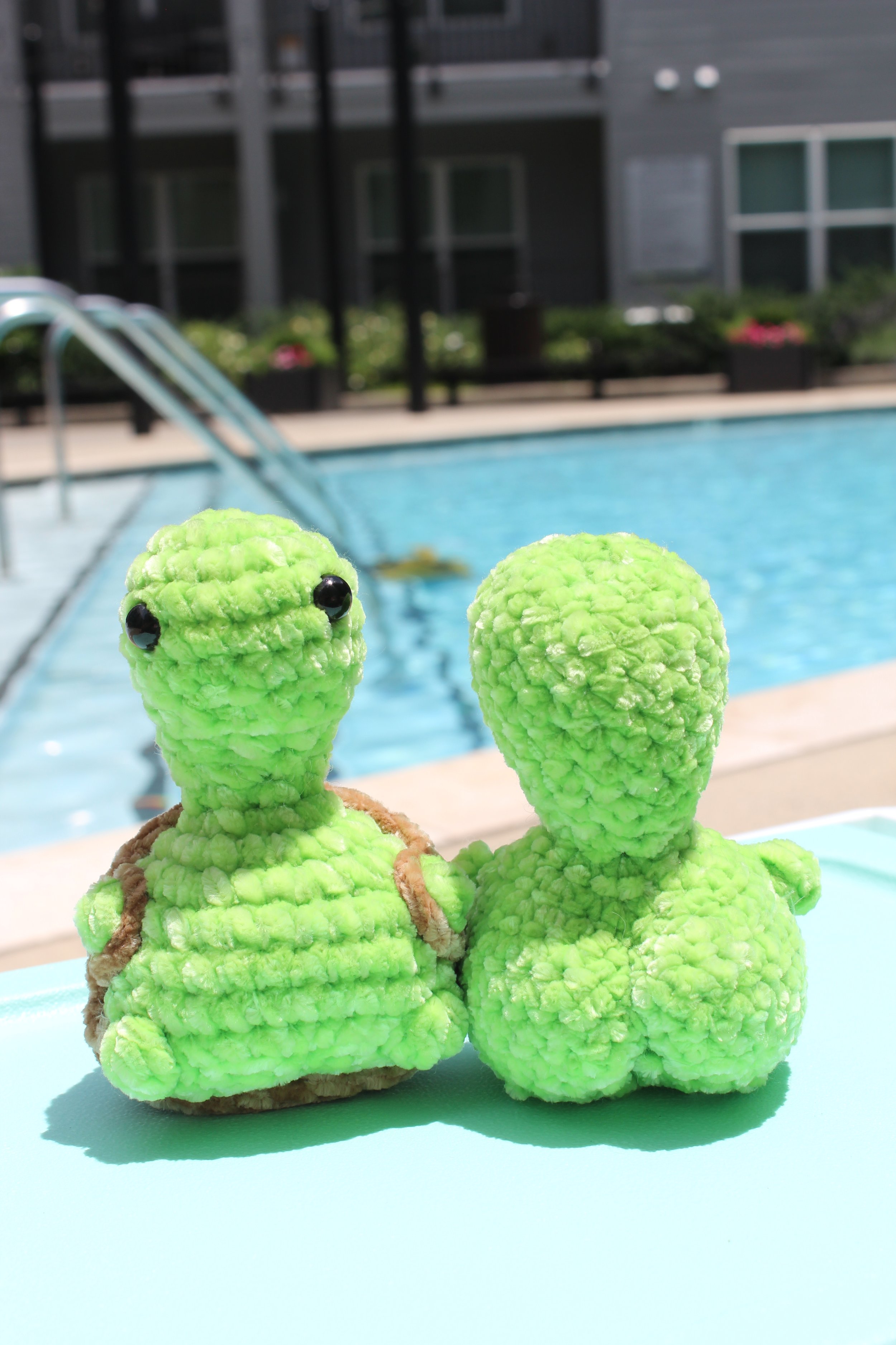 Crochet Turtle Butt Plushie