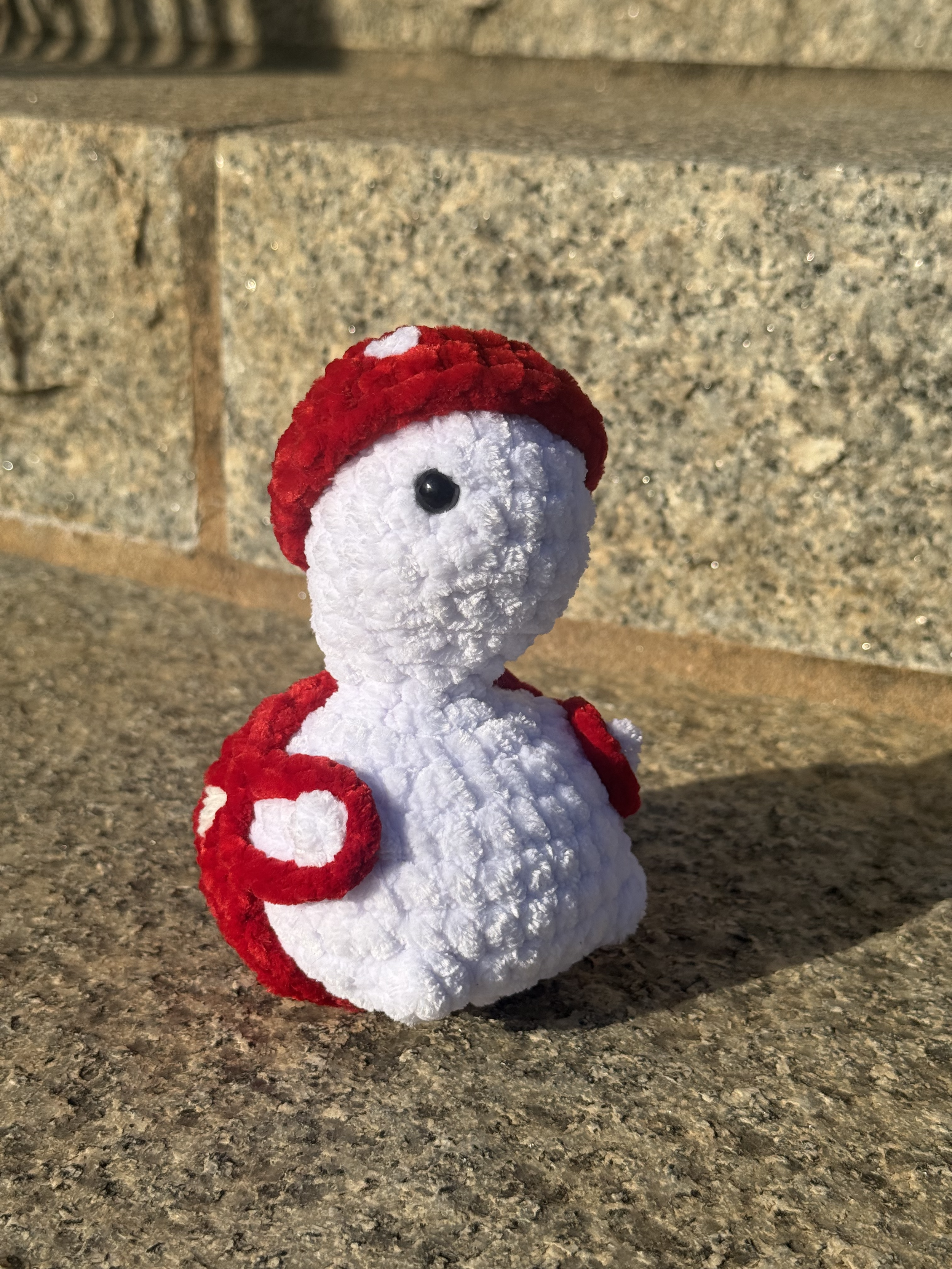 Mushroom Crochet Turtle Butt Plushie