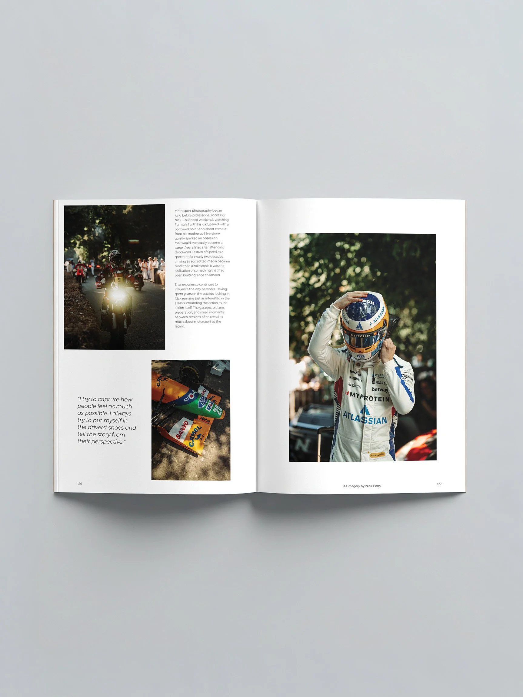Fumes Mag Magazine Issue 01 spread inside the magazine