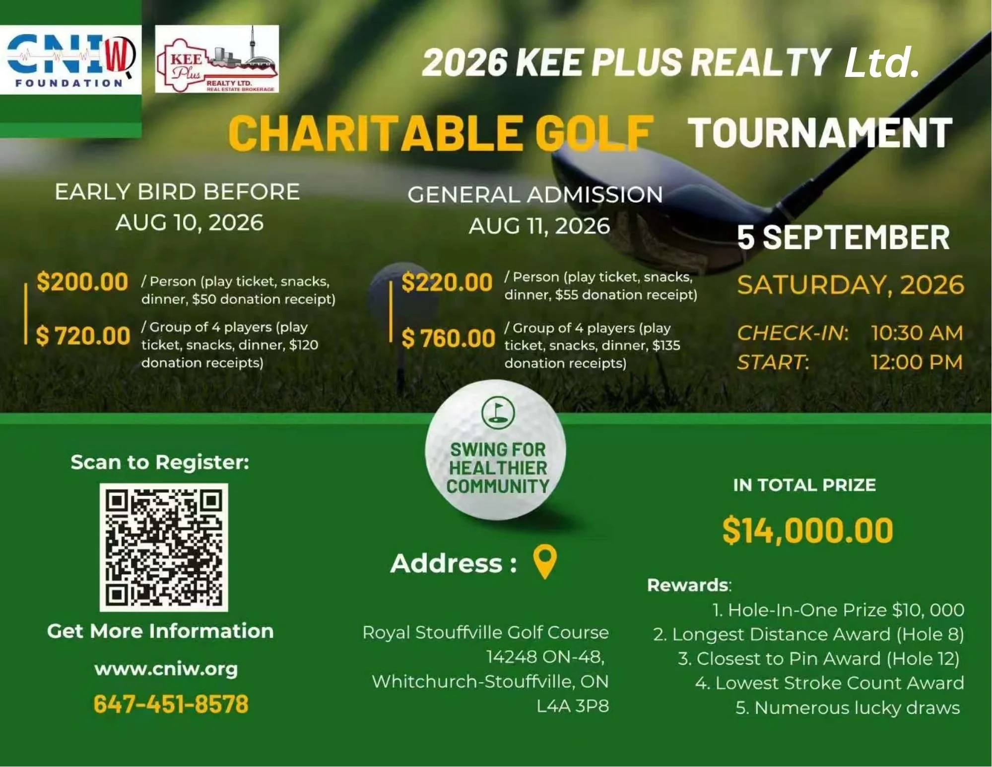 2026 Kee Plus Realty Charitable Golf Tournament
