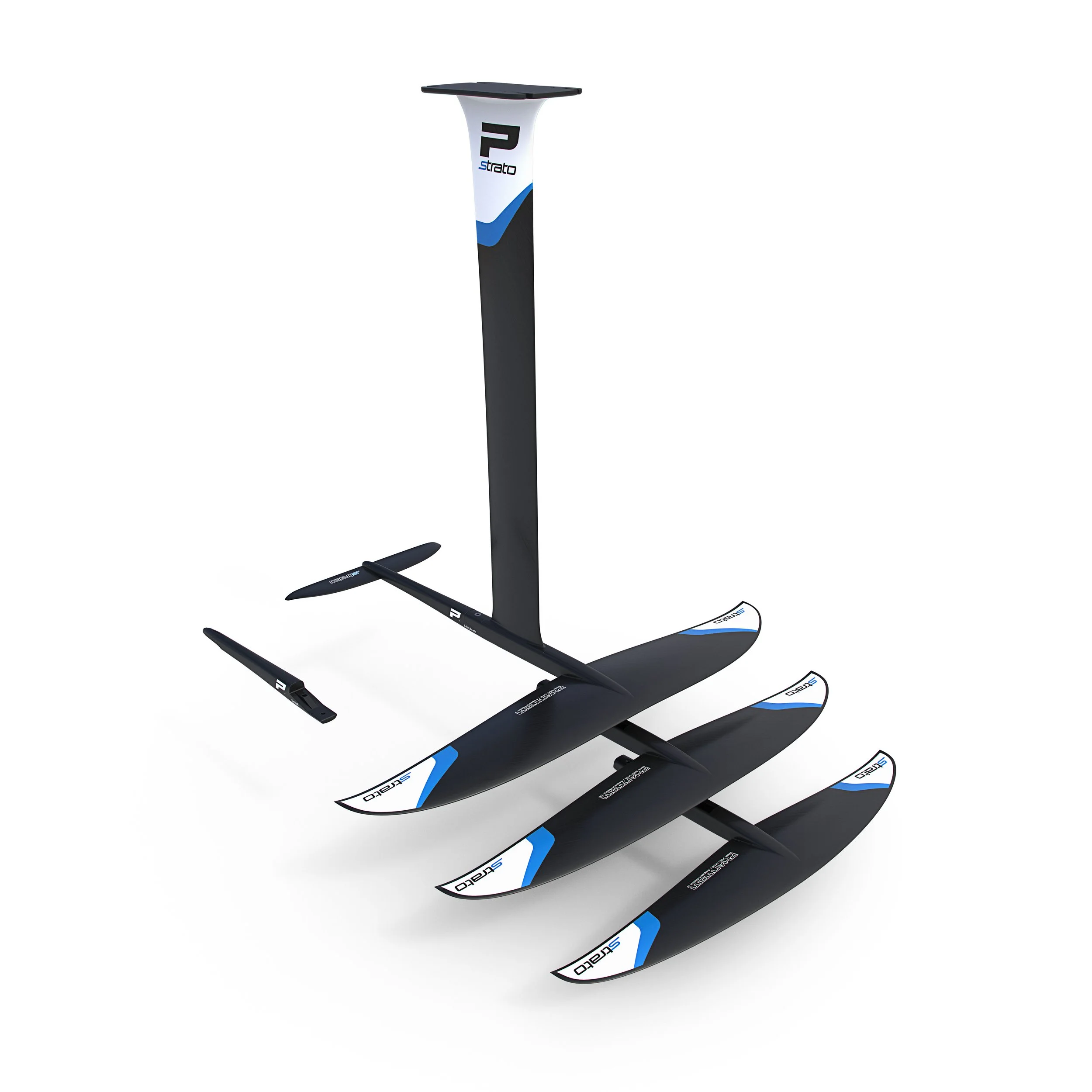 Strato hydrofoil fins for water sports