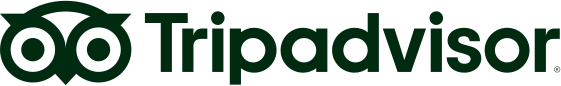 Tripadvisor logo with green text and owl icon.