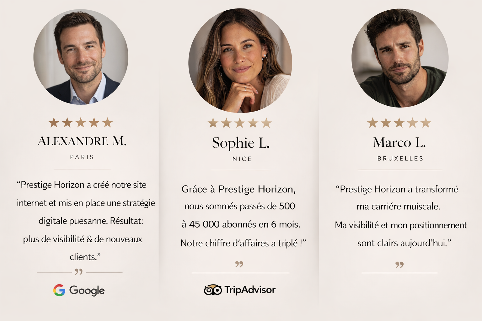 avis réels de clients satisfaits