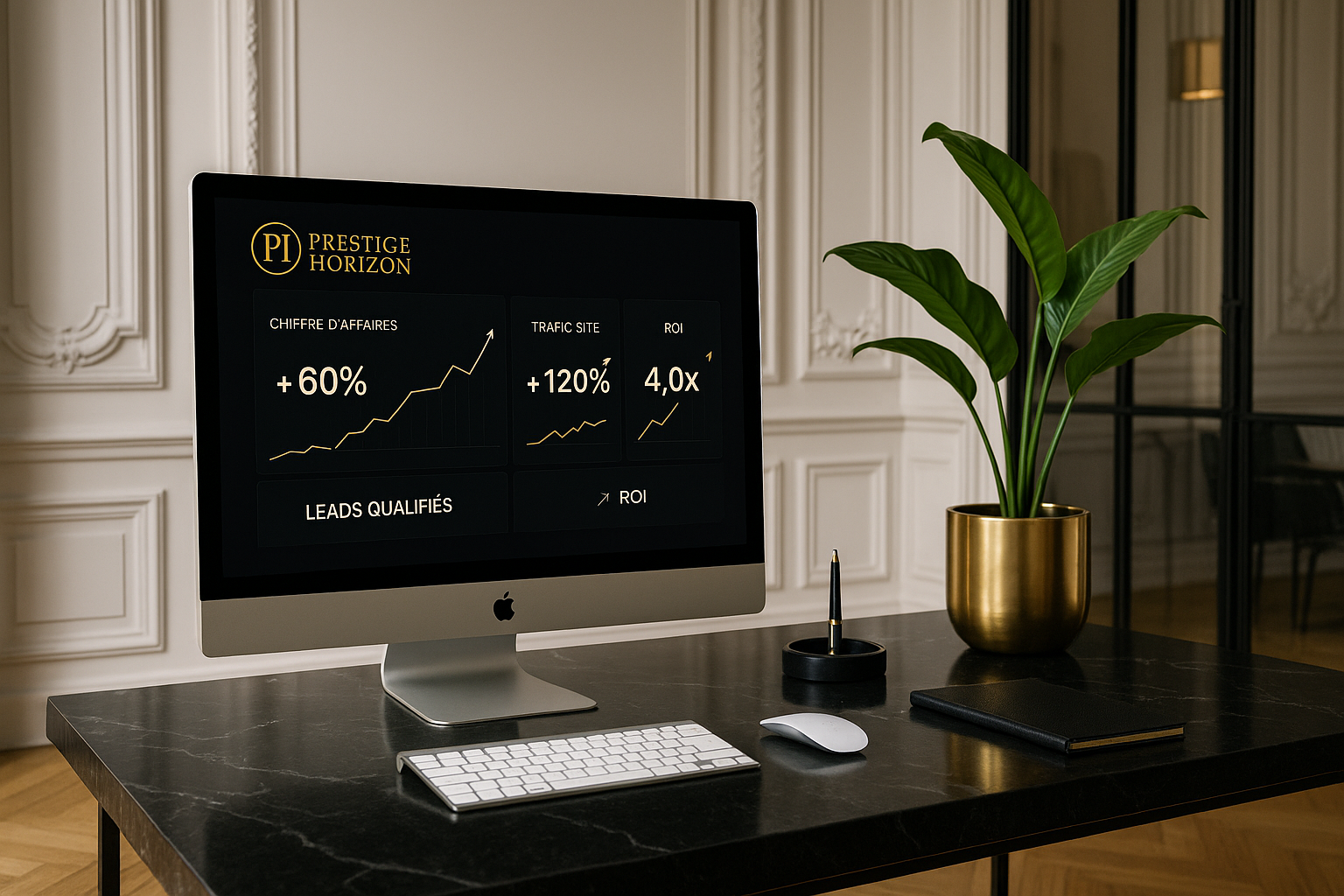 résultat positif du chiffre d'affaire