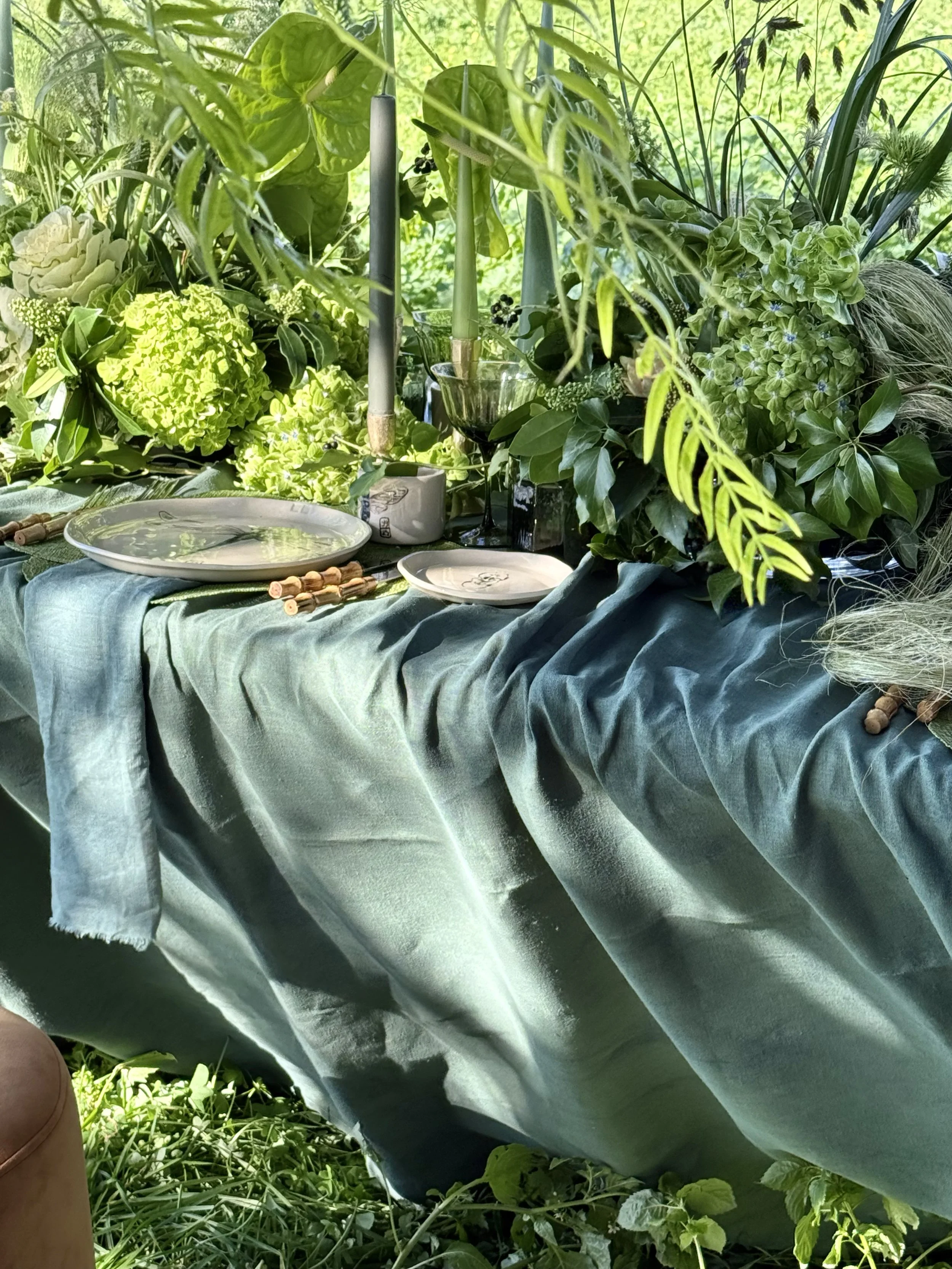 BOTANIC TABLE Styling photoshoot. Ibiza