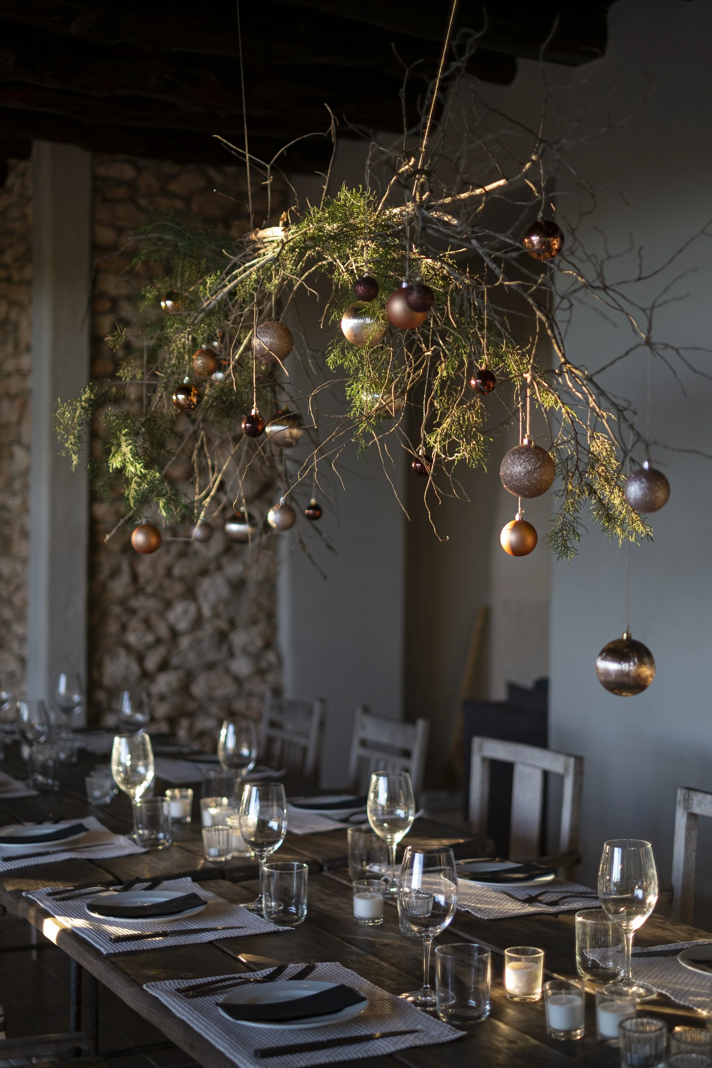 X-MAS dinner. La Granja Ibiza