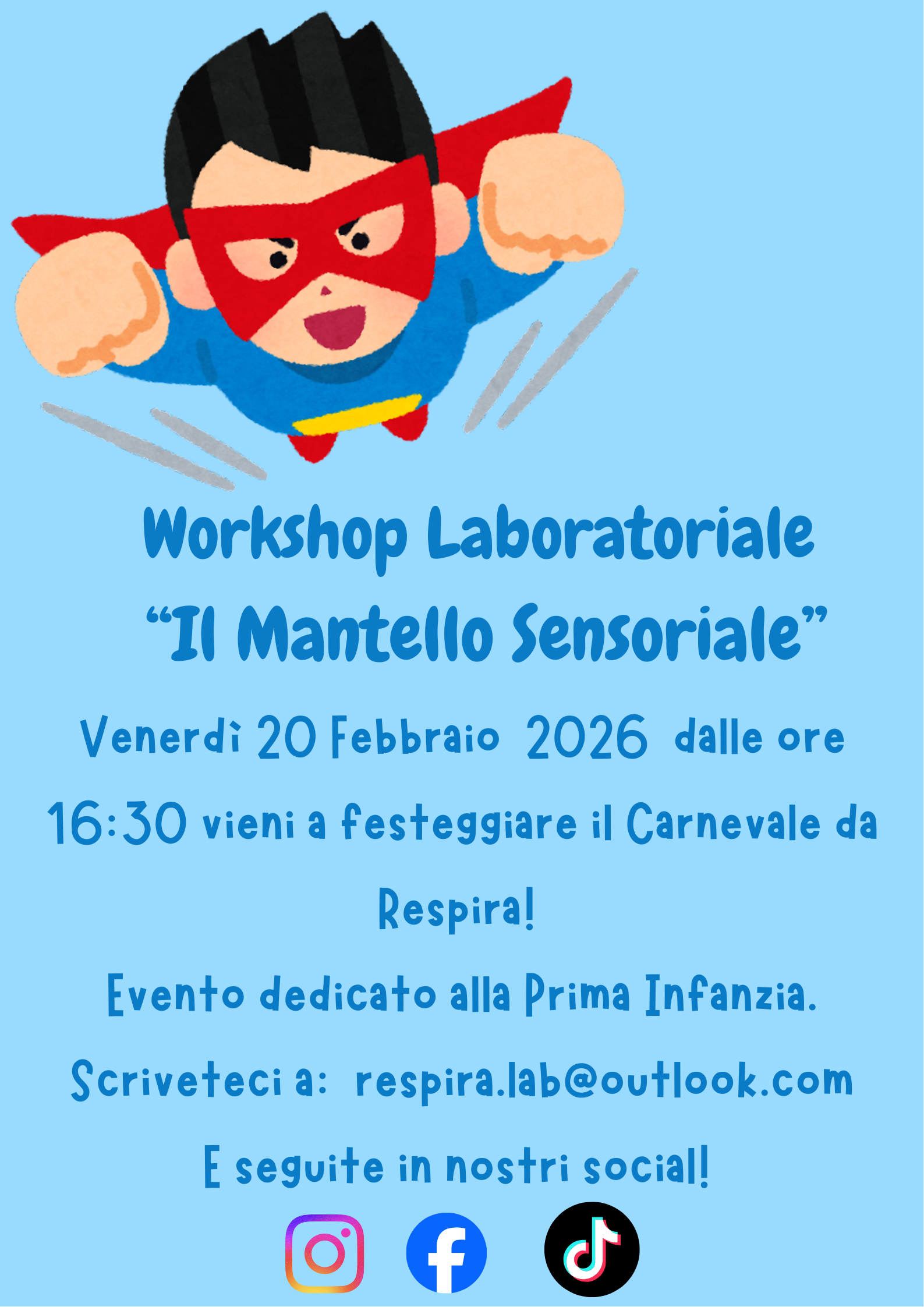 Workshop Laboratoriale “Il mantello sensoriale”