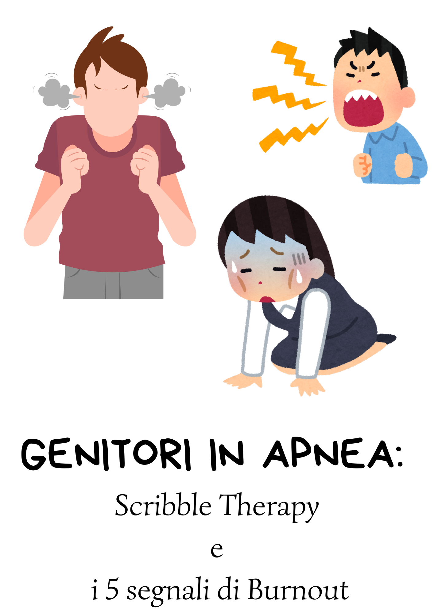 🎨 GENITORI IN APNEA: Scribble Therapy e i 5 segnali del Burnout Genitoriale