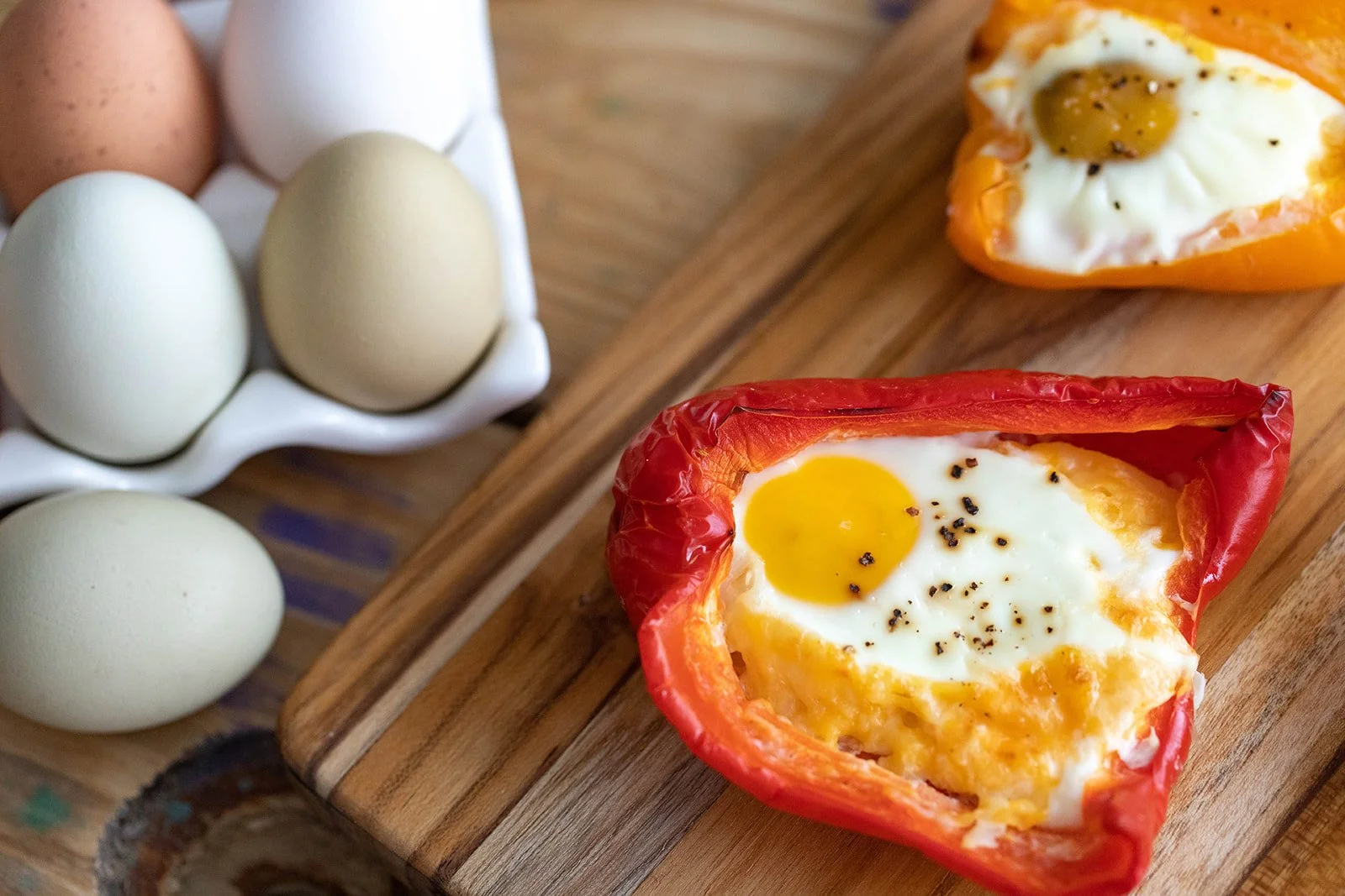 Egg Stuffed Peppers