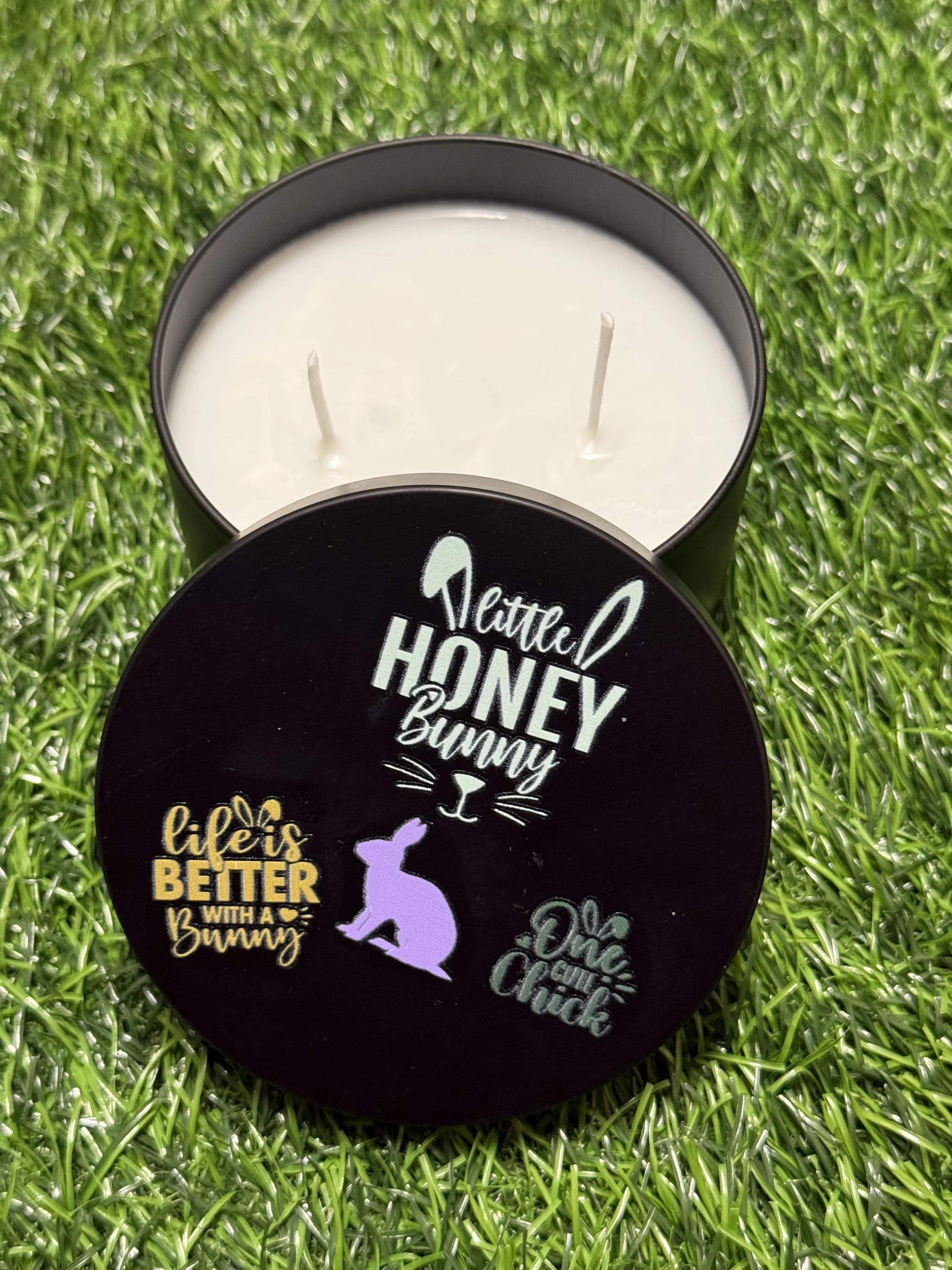 Beautiful Day Hunny Bunny 2 Wick Candle Tin 14oz