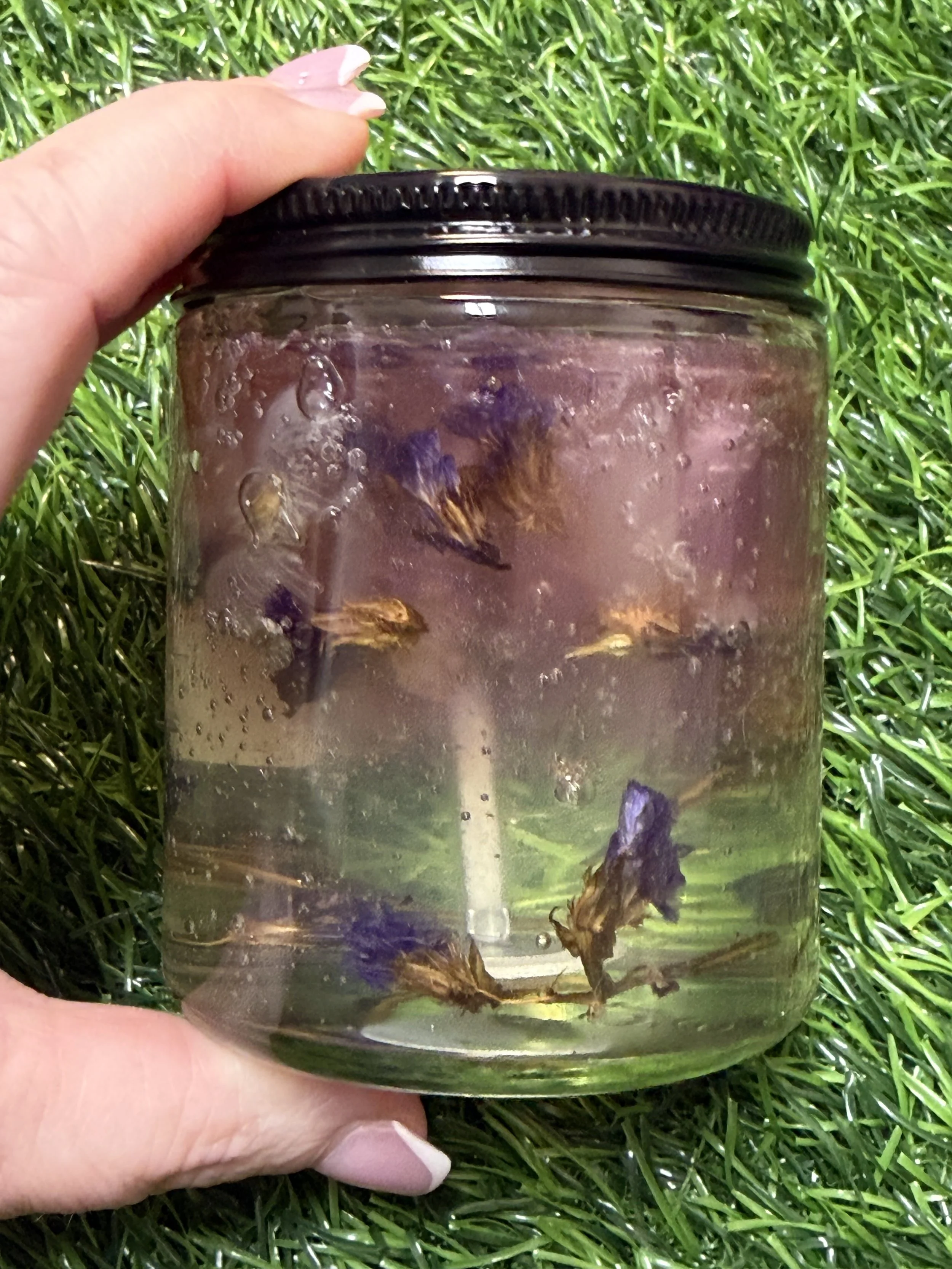 Lilac You A Lil Bit! Get Wax Glassy 1 Wick Candle 8oz