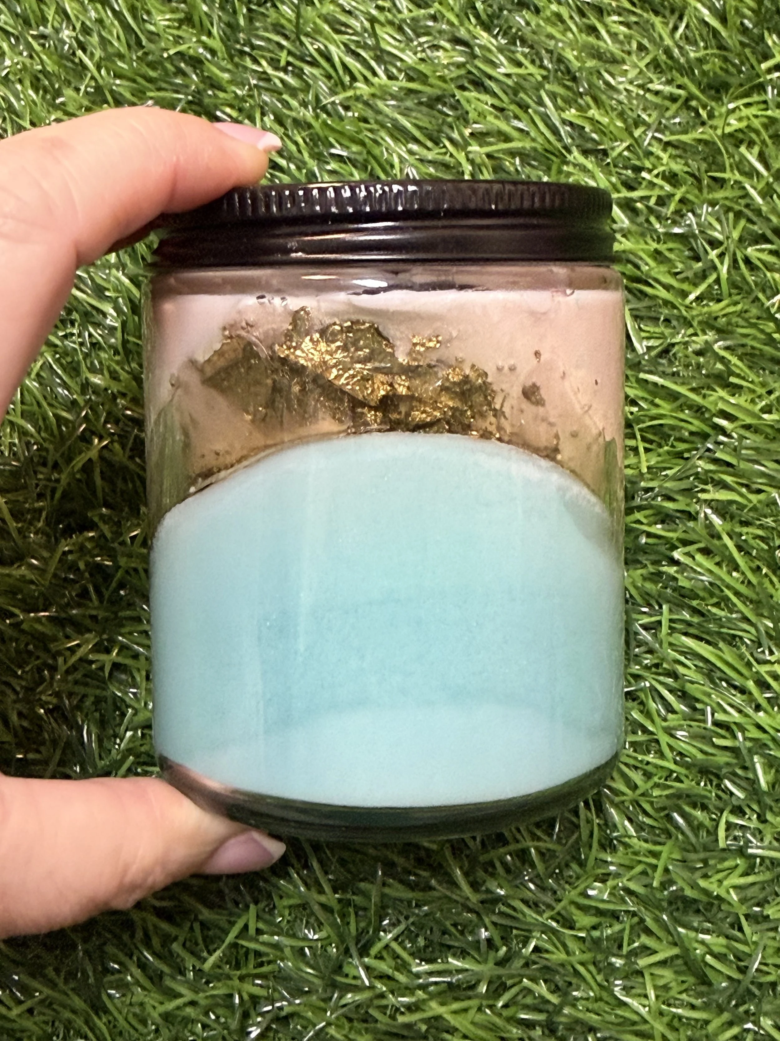 Cotton Candy Dreams Gel Wax Glassy 1 Wick Candle 8oz