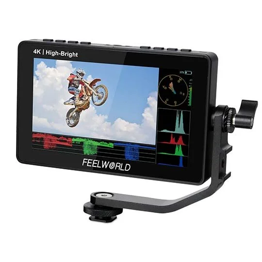 Feelworld 4K Field Monitor - External Display for Precise Focus and Color Control