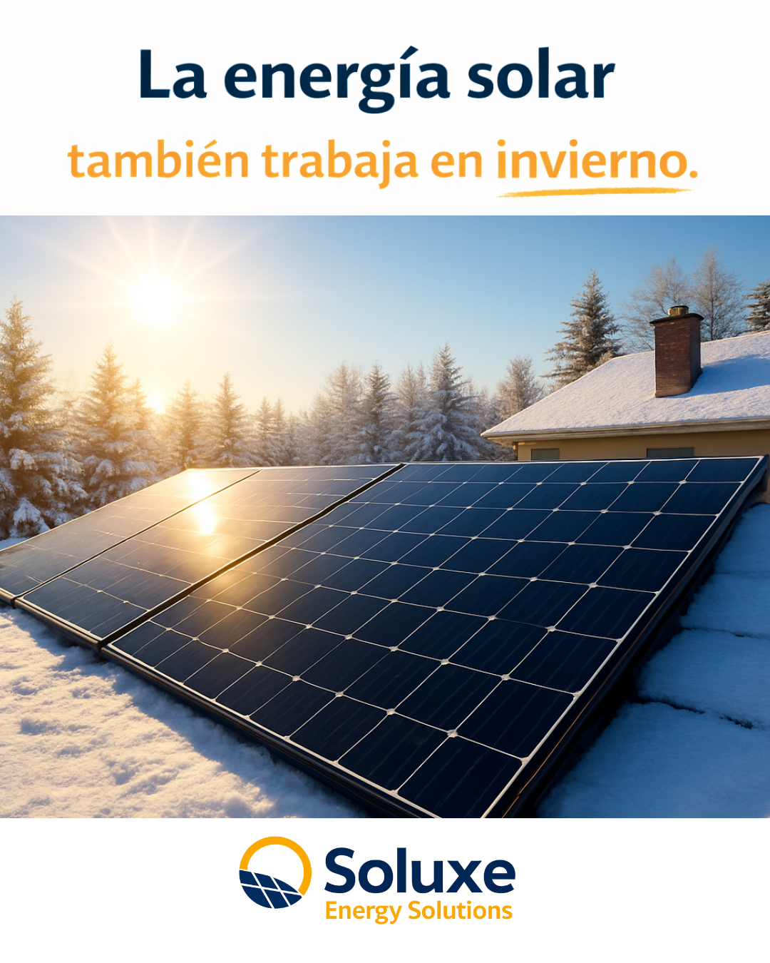 ¿Por qué el invierno también es un buen momento para instalar paneles solares?