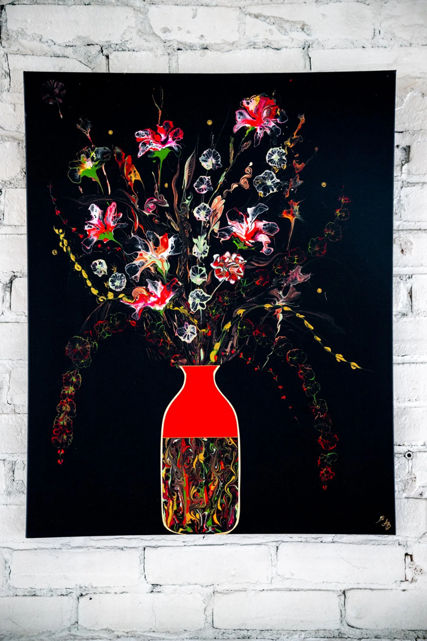 Wild Abandon by Arlene Best – full canvas