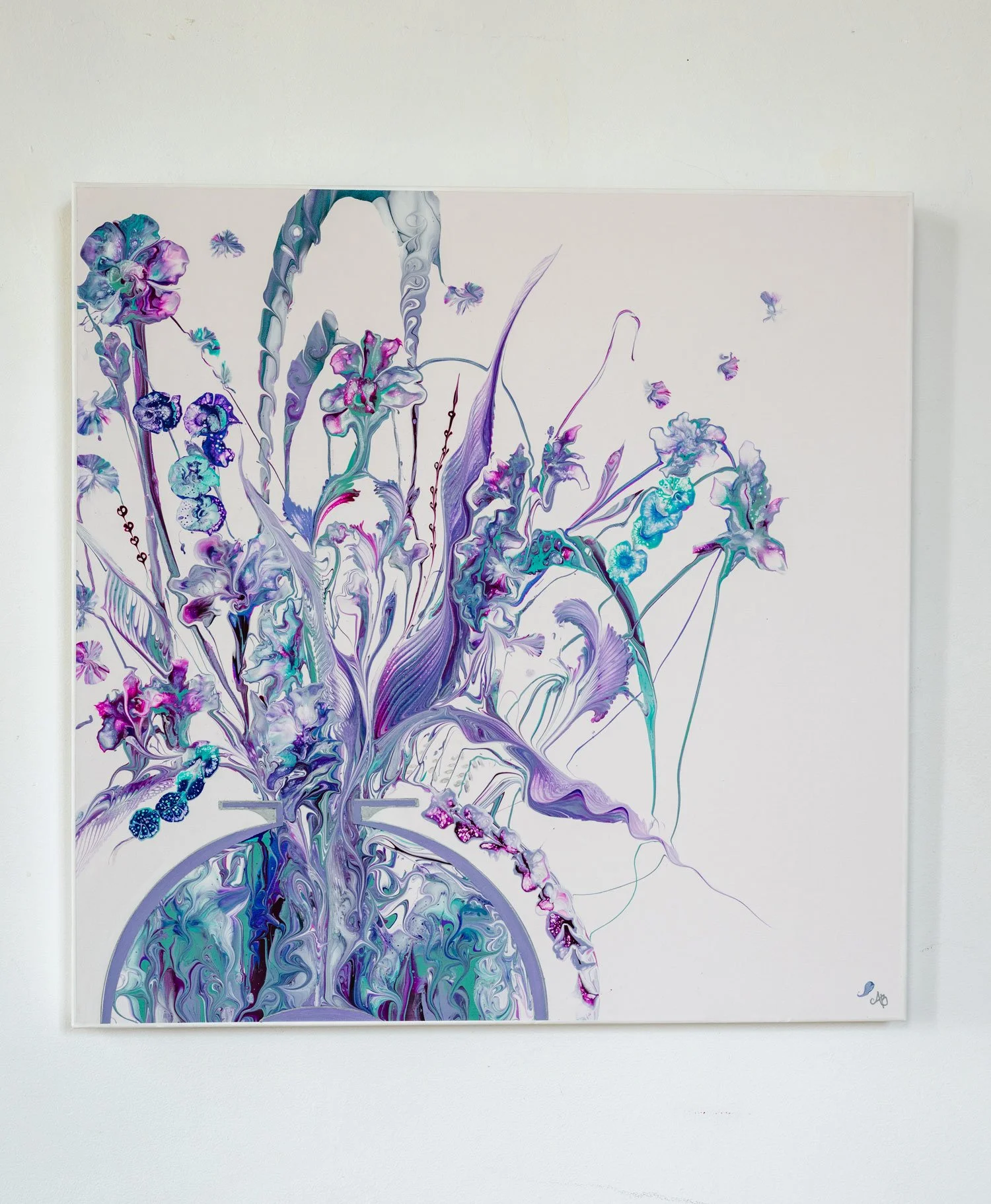 Lavender Marriage by Arlene Best – full canvas