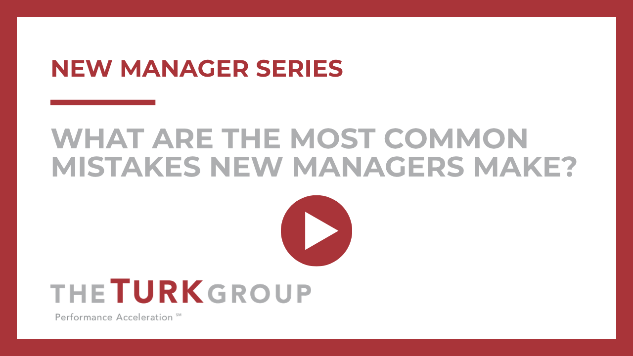 What are the most common mistakes new managers make?