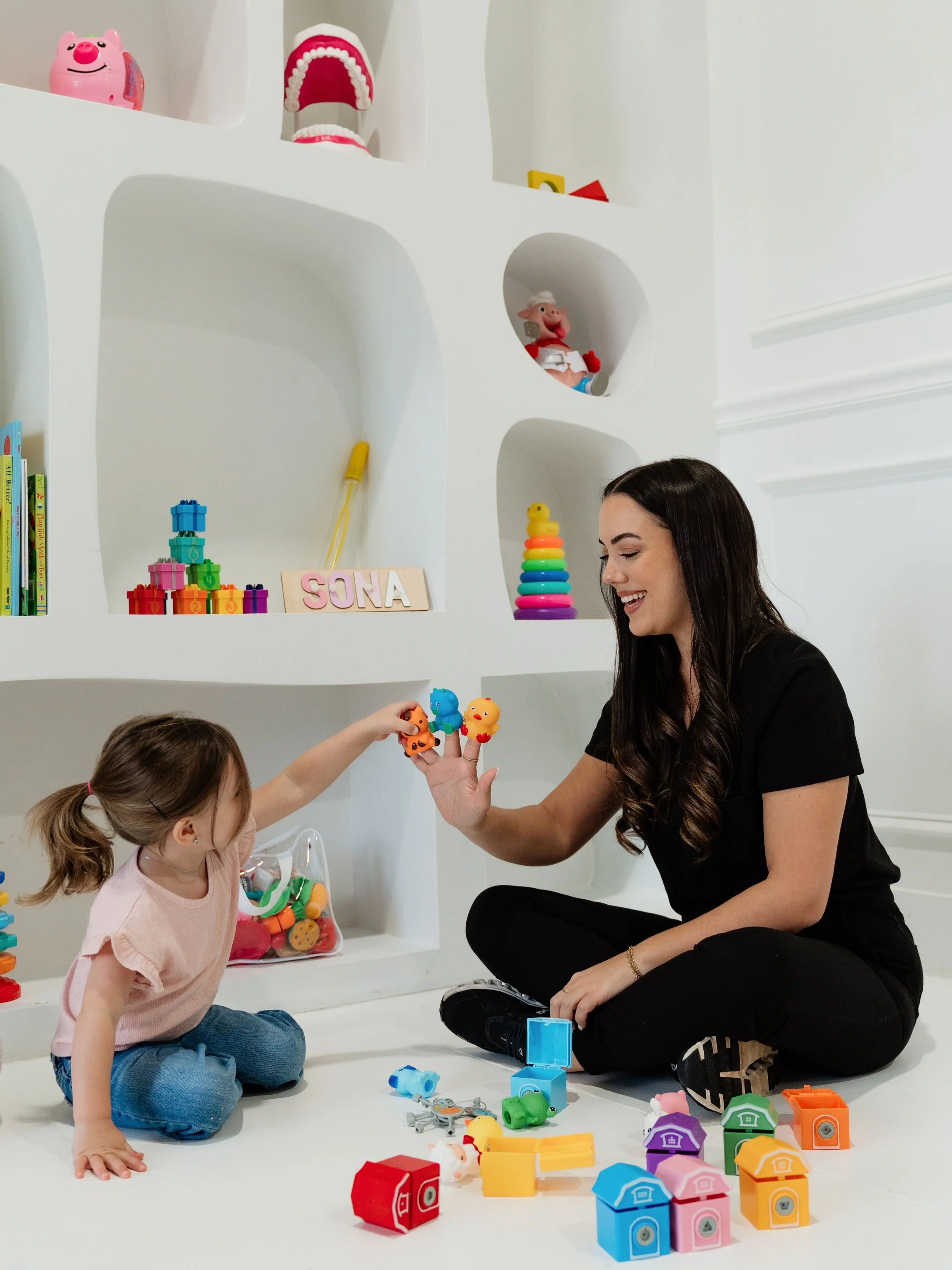 Something as simple as choosing a favorite toy can create natural opportunities for shared attention, turn-taking, new words, and pretend play.

When we follow a child&rsquo;s interests, communication has room to grow naturally. 🤍

What toy is your 