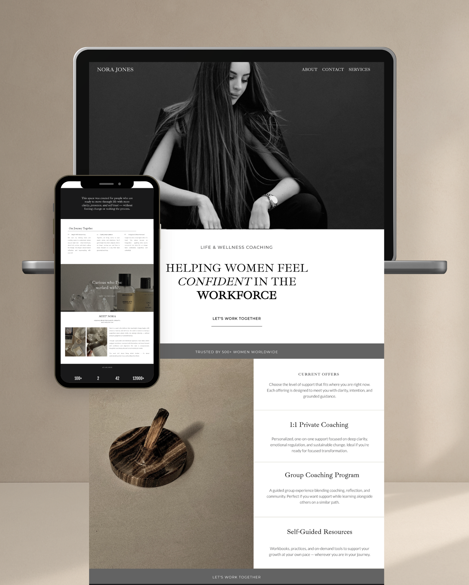 Coaching Showit Template