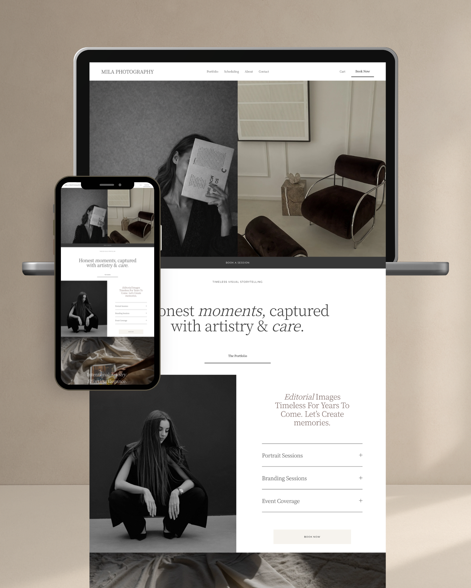 Photography Squarespace