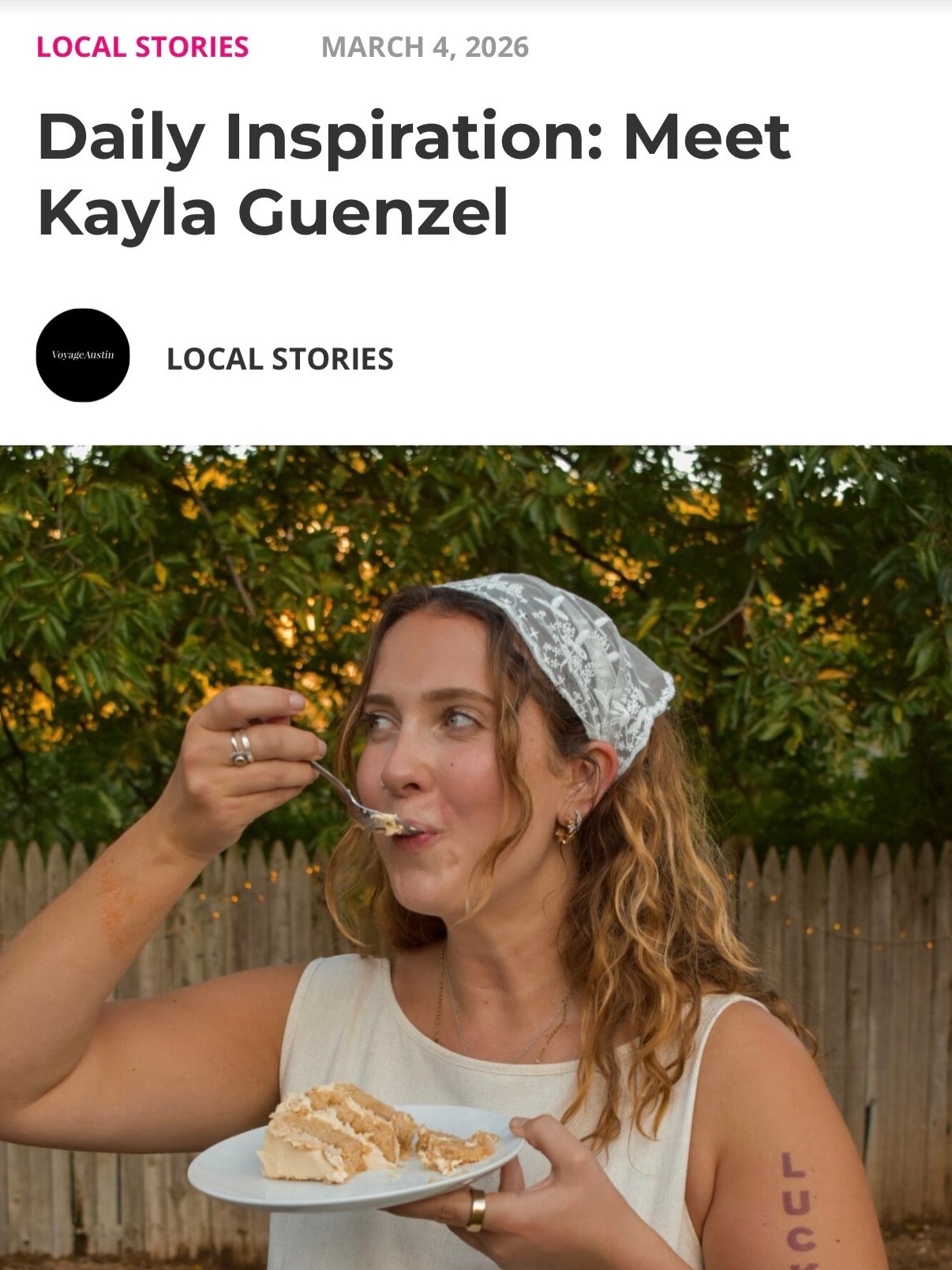 what an unreal feeling. I quit tech sales in August of 2025, merely 7 months ago, now I am a full time chef with my first article written about me 🥹 genuine tears flowing as we speak!!! I&rsquo;m so thankful to God, my friends, family, and community