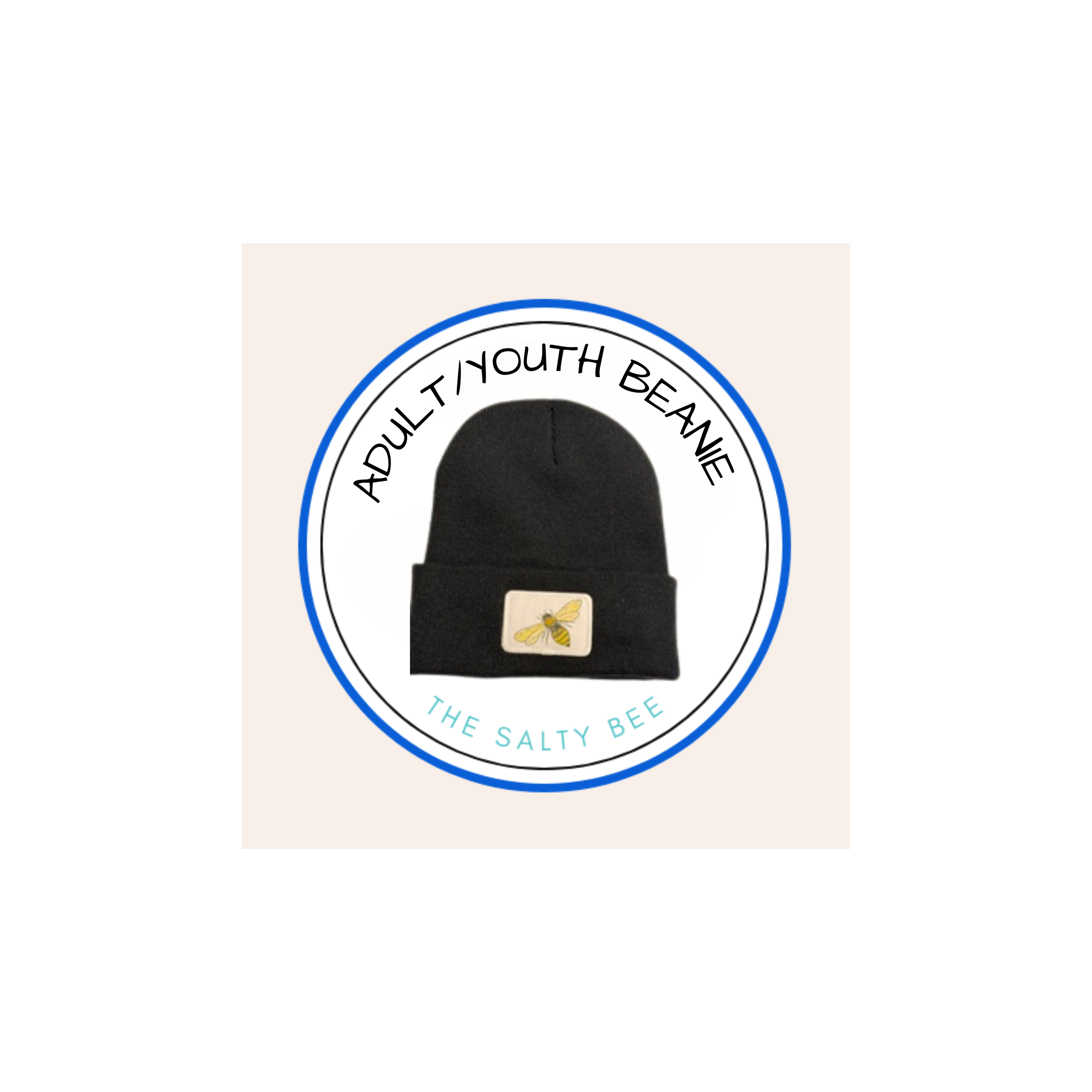 Black beanie with yellow and black bee 4x4 canva.png