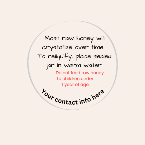 The Salty Bee - Sample Honey Label - Safety Instructions.png