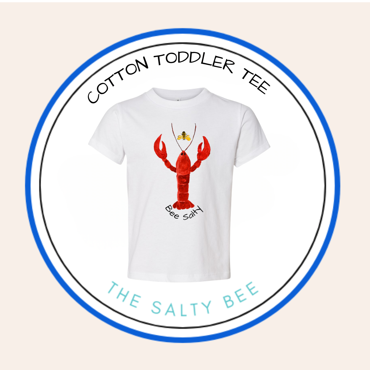 Bee Salty Lobster & Bee Toddler/Child Tee