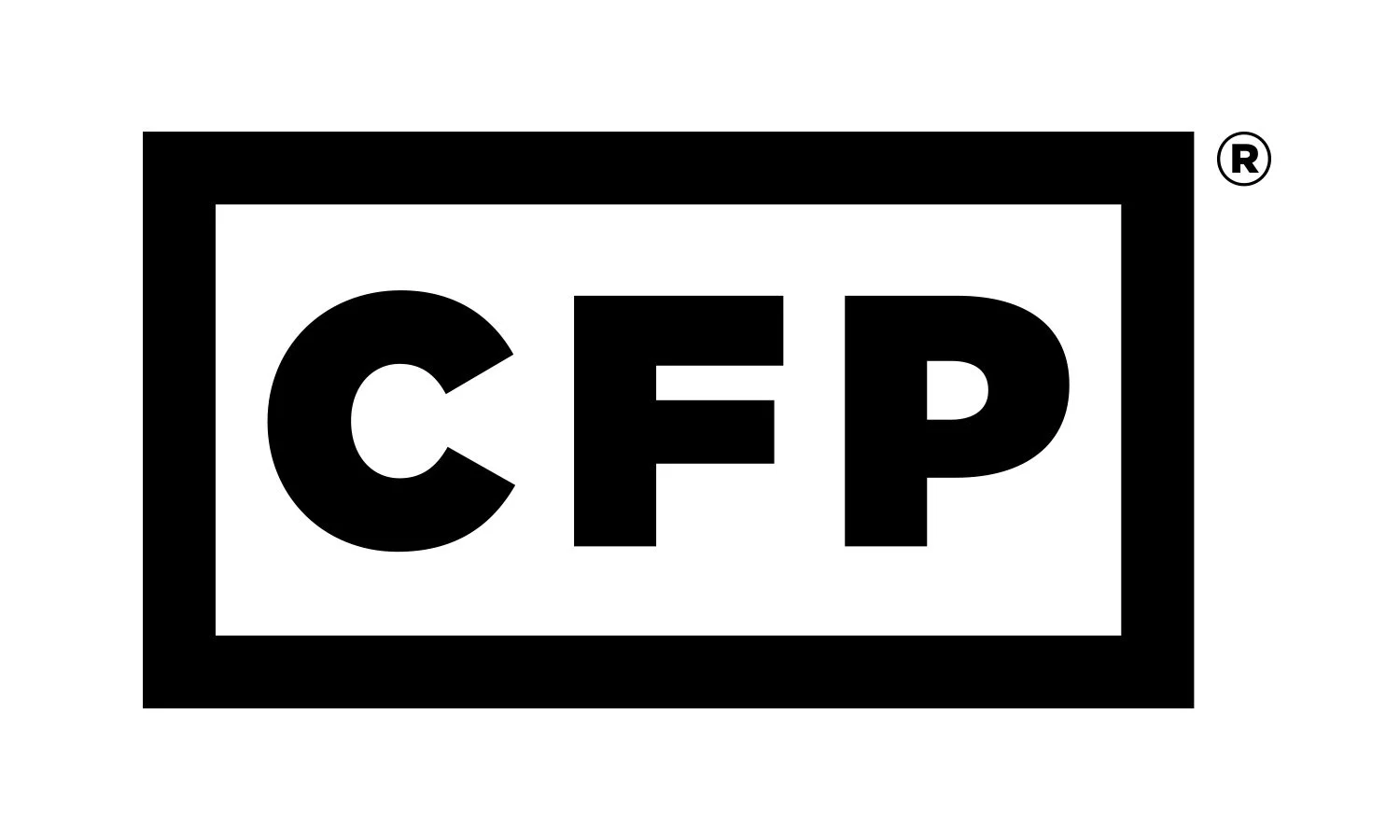 CPI logo in black and white with a rectangular border and registration mark on the top right