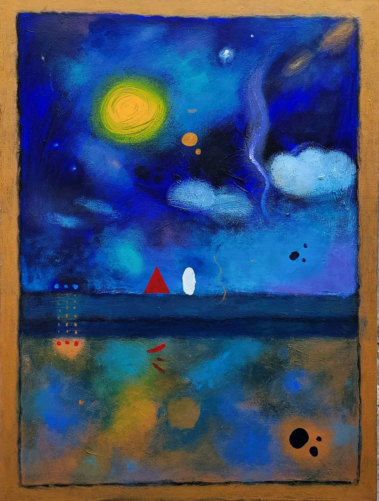 Sense Of Musicality At The First Steps (Genesis Series) Painting on Canvas, Anton Balanchivadze