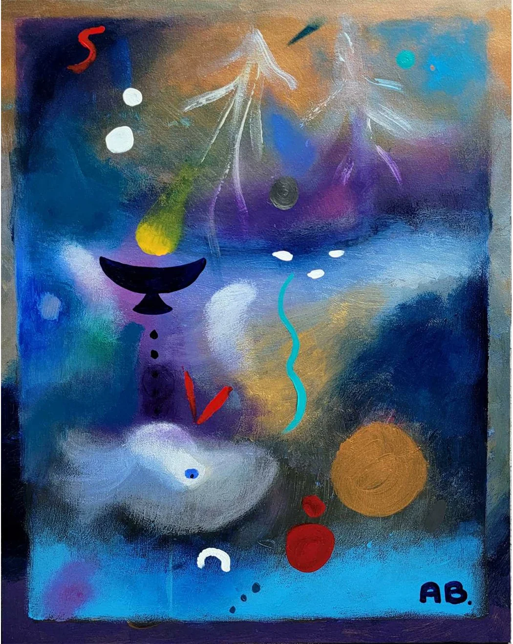 100x80 Mixed Media , Canvas Genesis Series 