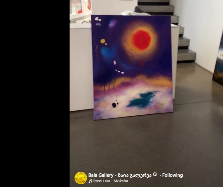 Video:  Anton Balanchivadze's paintings in Baia Gallery