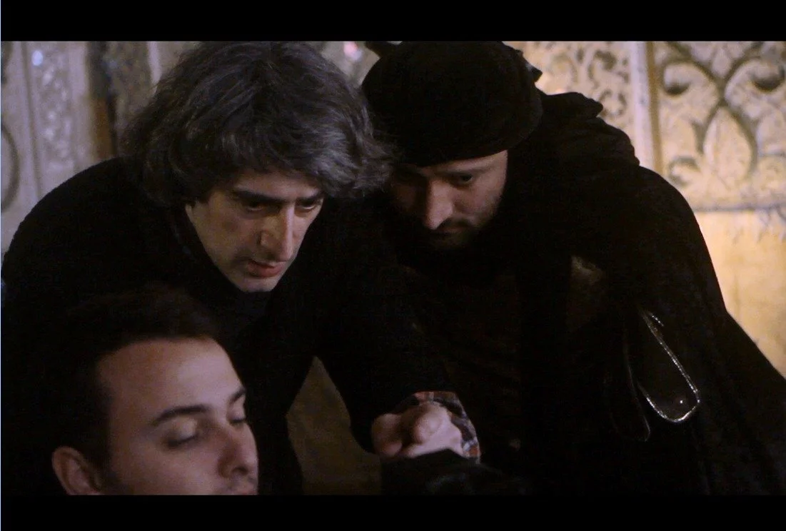 Anton Balanchivadze on set during the filming process.