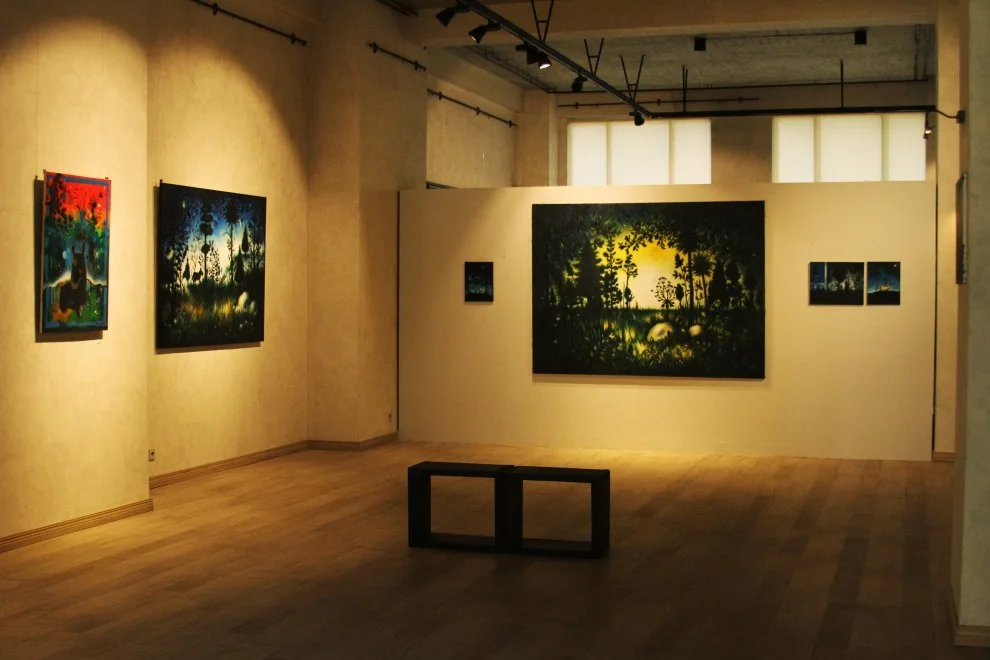Photo from exhibition "Gardens", Artist Anton Balanchivadze, Baia Gallery, 2017