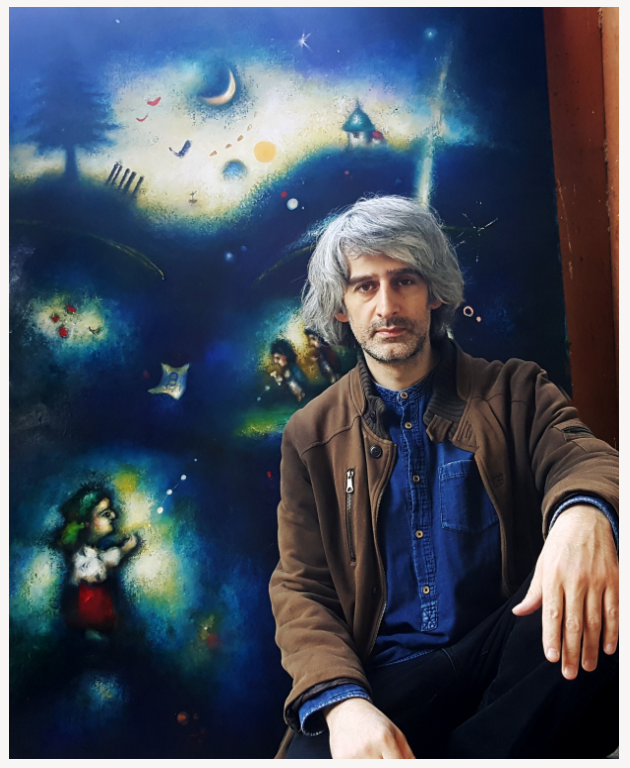 An interview in Russian conducted by Margaret Aslanian, discussing art and philosophy. (English translation included)