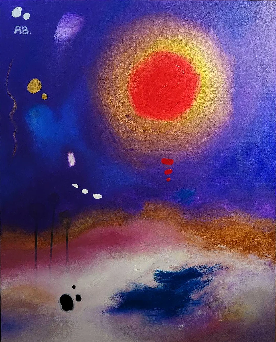 Genesis Series 100x80 Mixed Media on Canvas 2024 