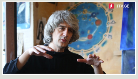 An interview in Georgian, conducted by Ia Antadze, discussing art, society, and philosophy. (English translation included)