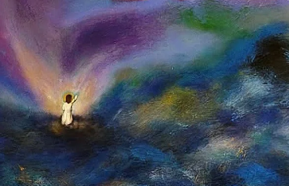 Detail, from Anton Balanchivadze's painting