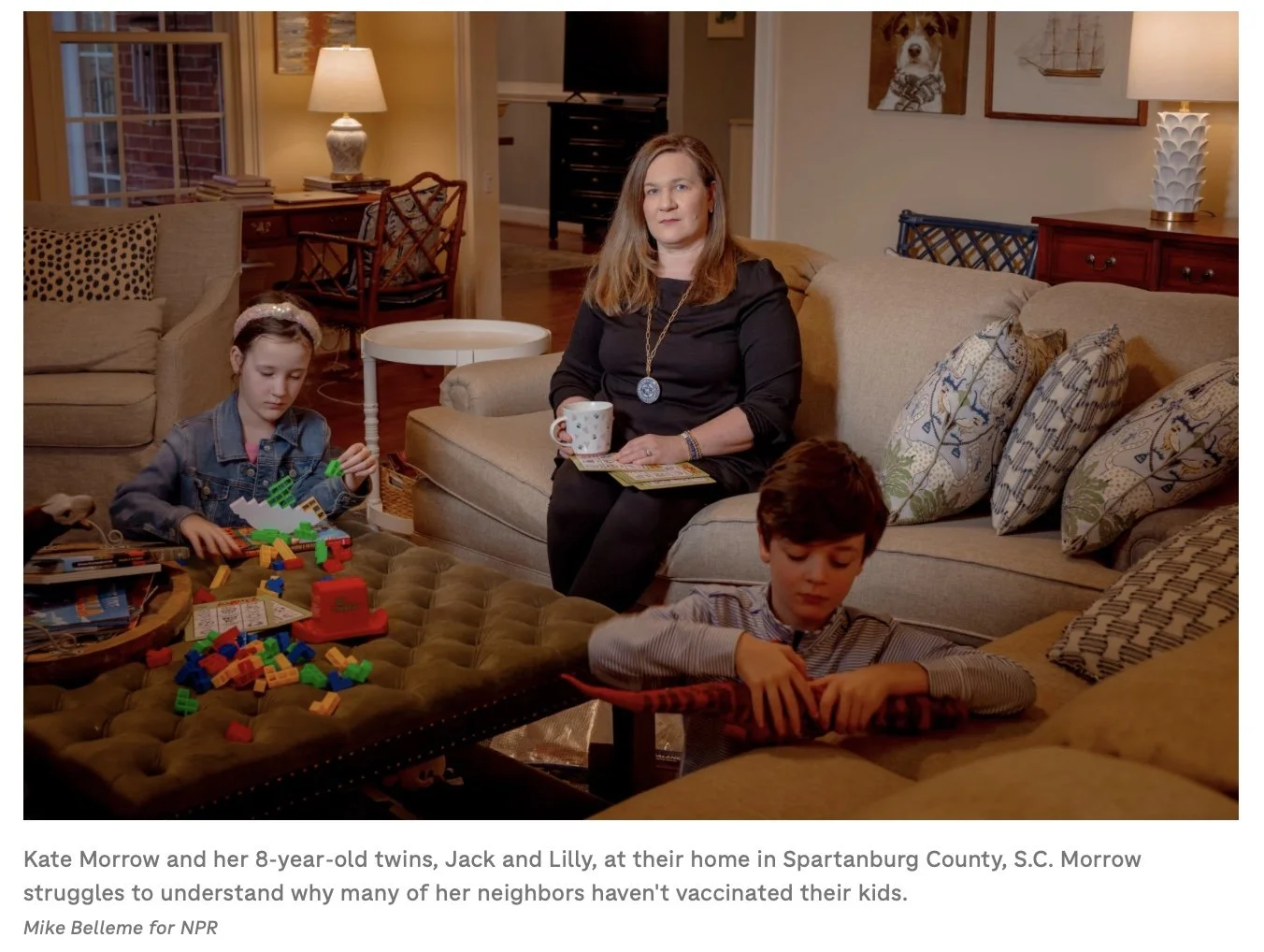 In South Carolina, measles shows how far apart neighbors can be on vaccines