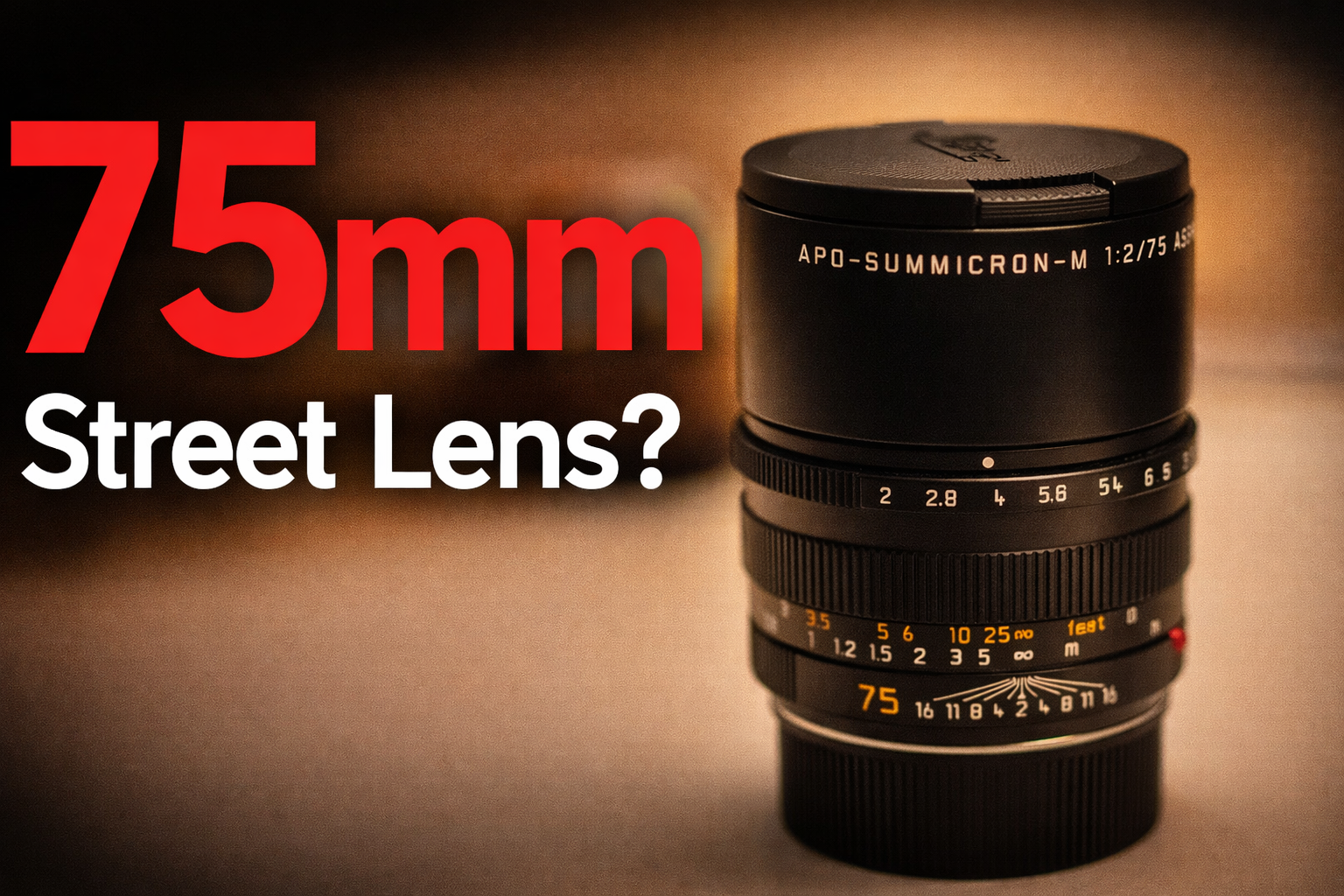 75mm Street Photography - Leica 75mm f2 Apo-Summicron on the M11-P