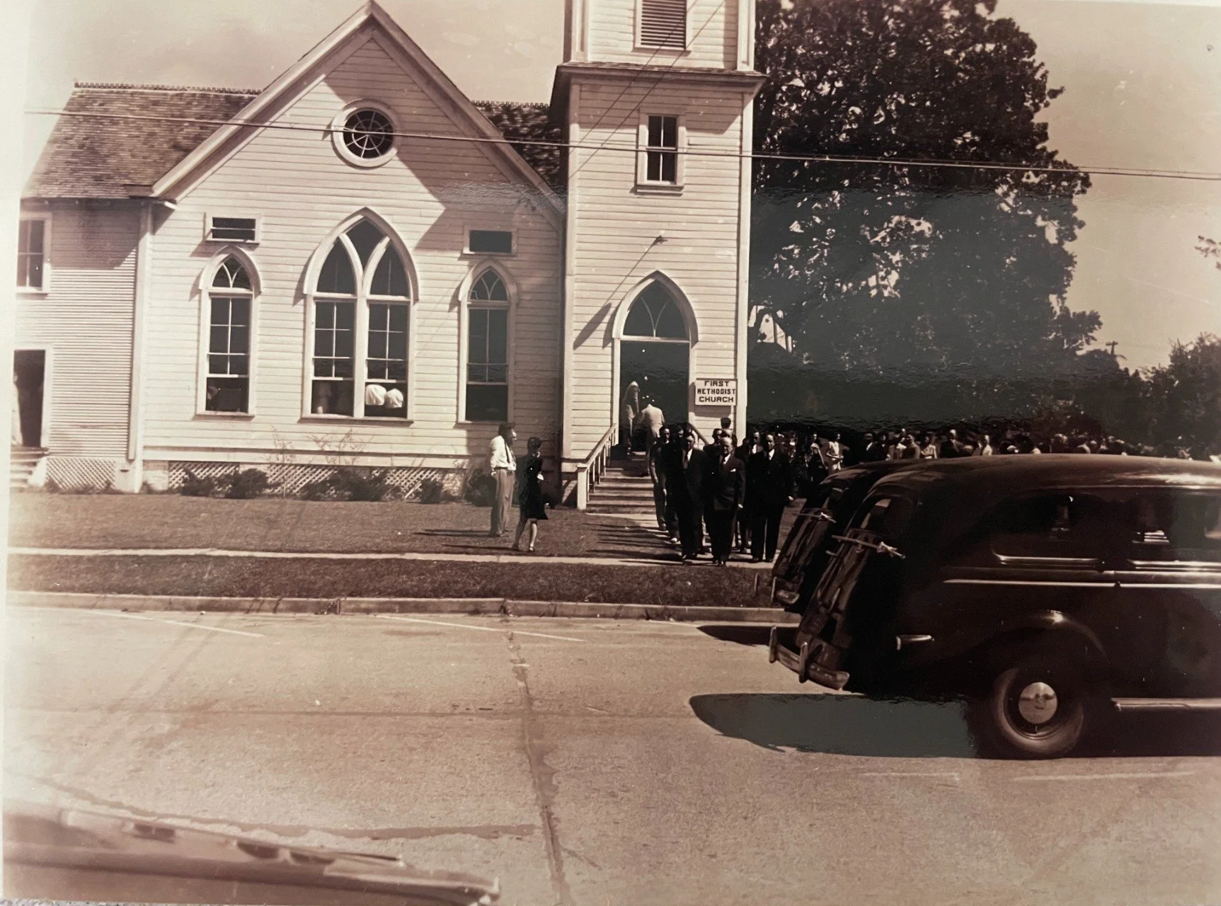 Funeral at Methodist Church