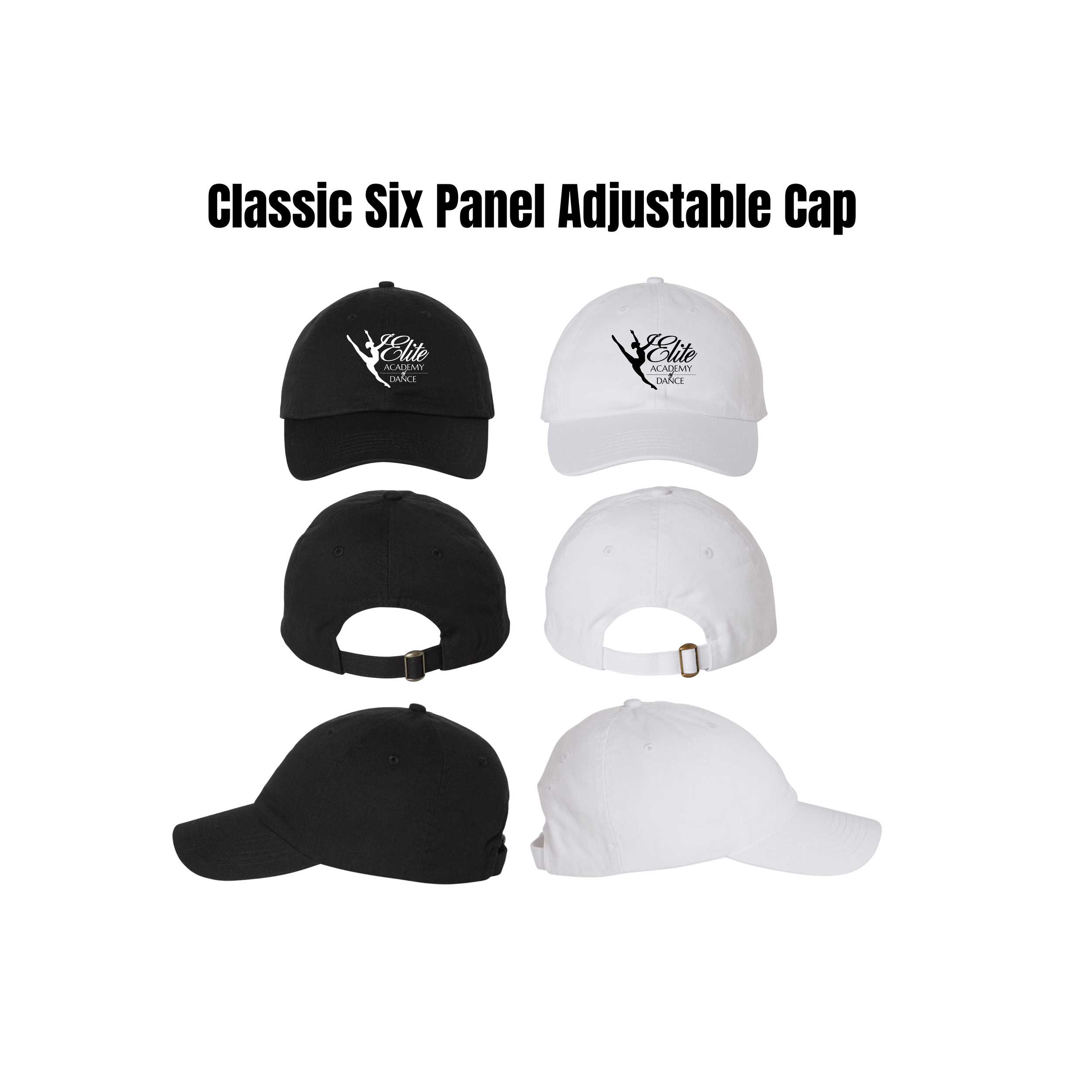 ELITE Classic Six Panel Adjustable Cap