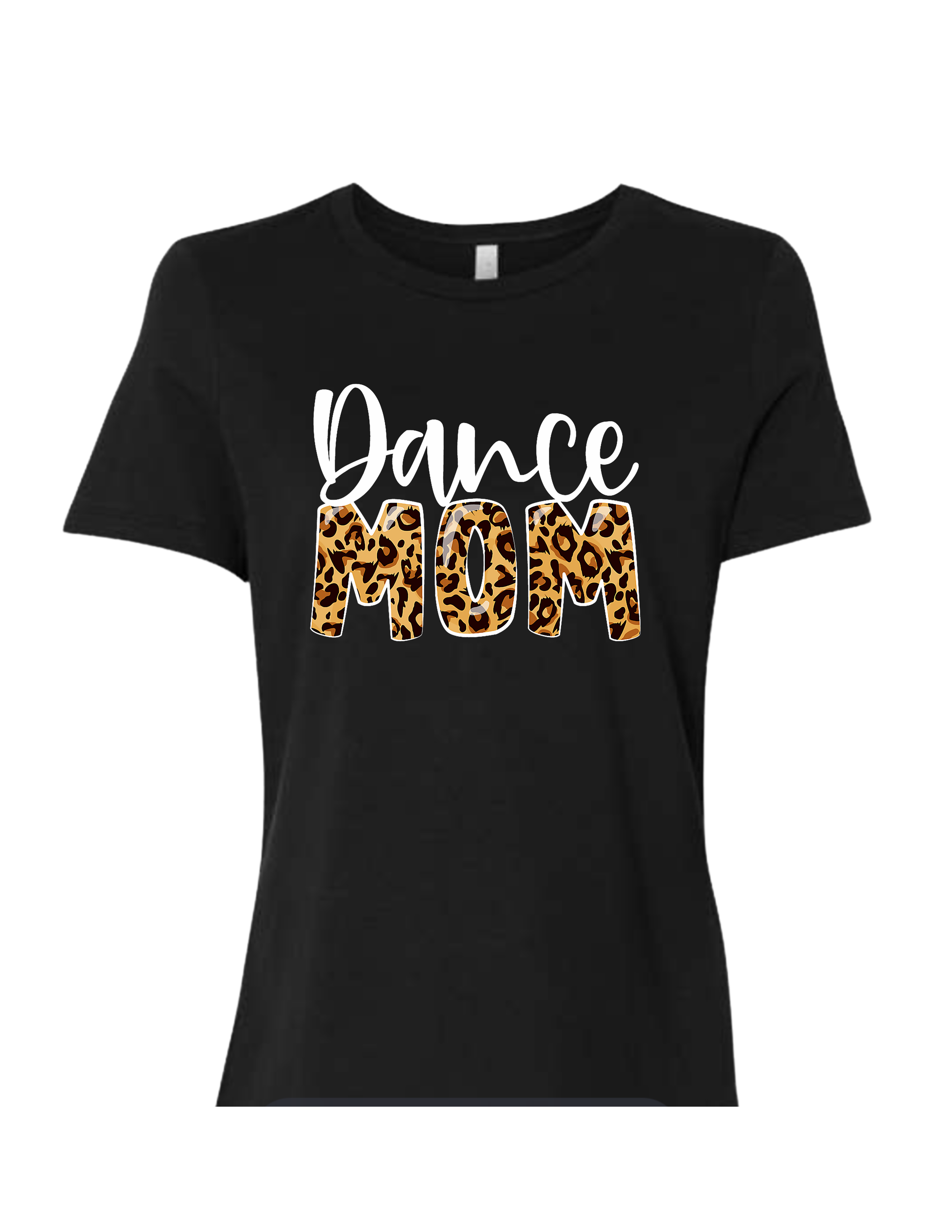 Dance Mom Leopard Bubble Letter